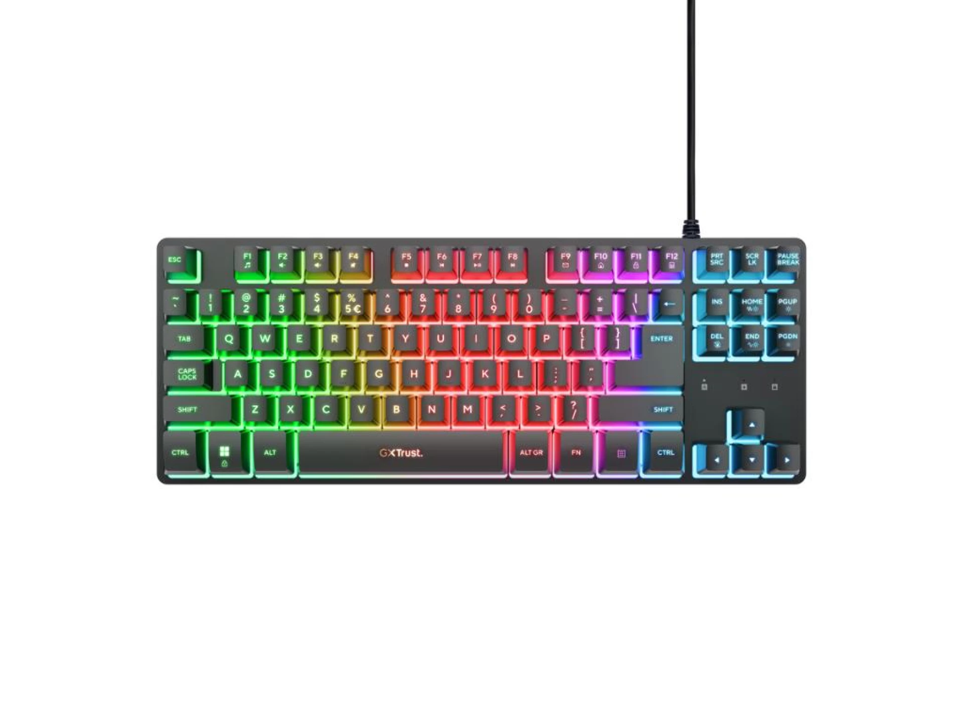 Trust GXT833 Thado TKL, Tastatura Crna, lokalizovano