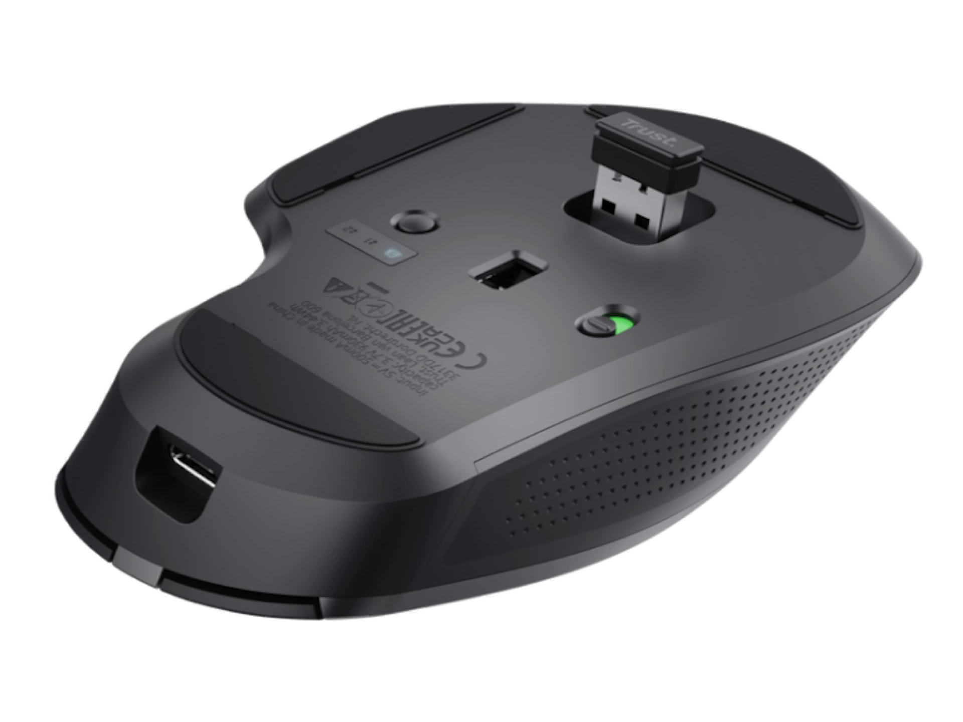 Trust OZAA+ Multi connectwireless miš, 800-3200 dpi,optički senzor, 3 načina konekcije