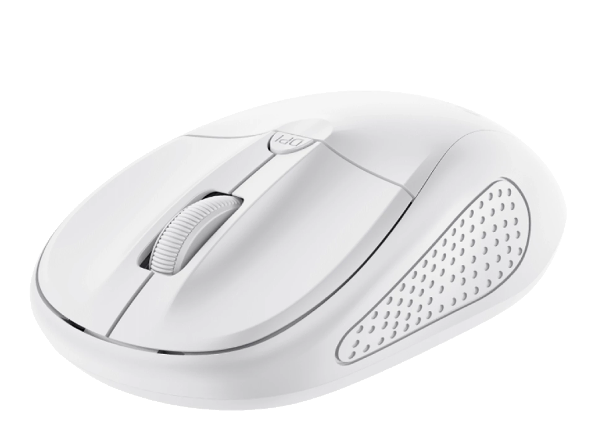 Trust Primo wireless miš,bijeli, 1000-1600 dpi, optički, 4 tipke, USB, 6 m wls range