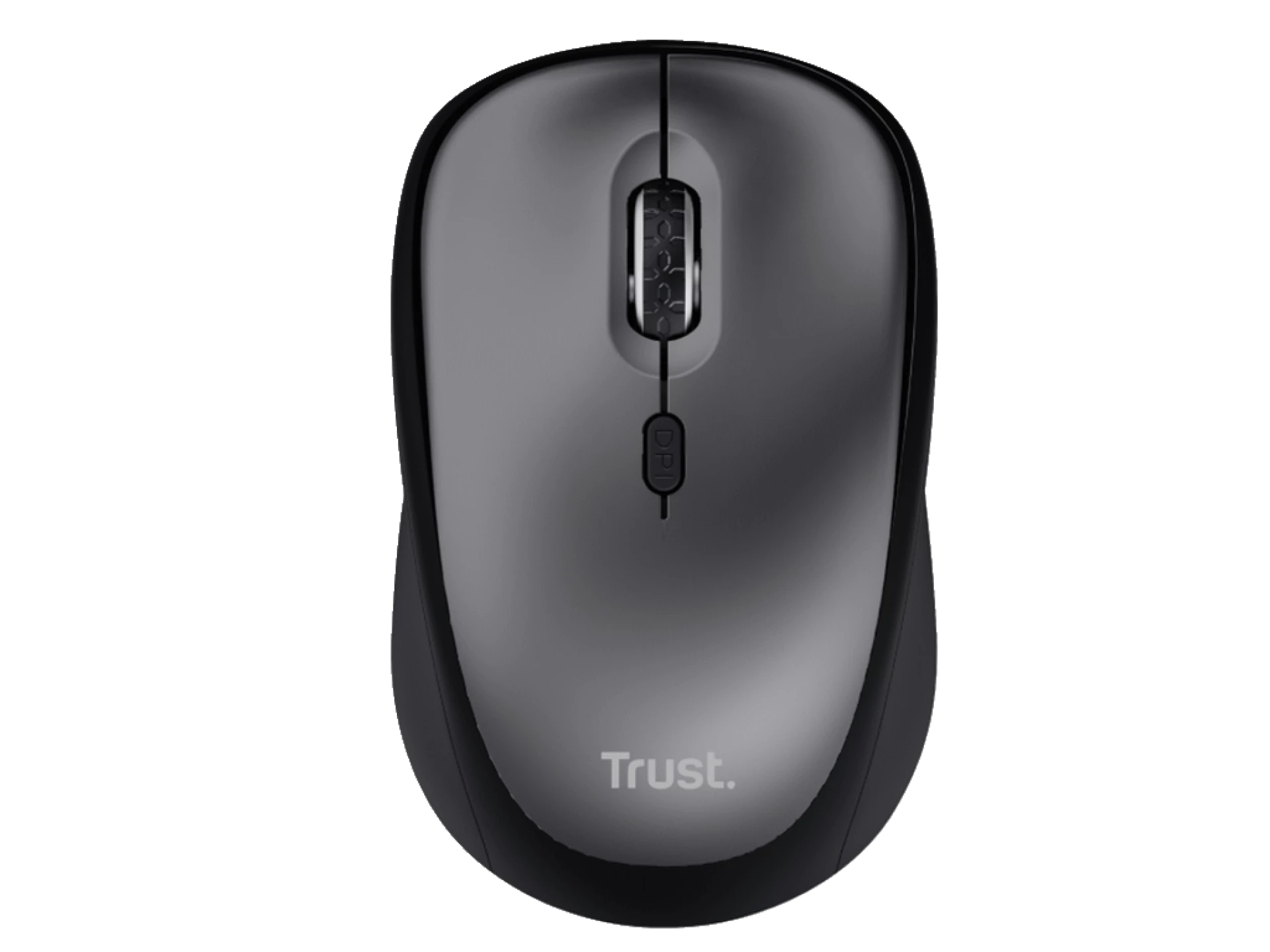 Trust Yvi+ Silent wireless miš,crni, sa tihim tipkama, 800-1600 dpi, optički, 4 tipke