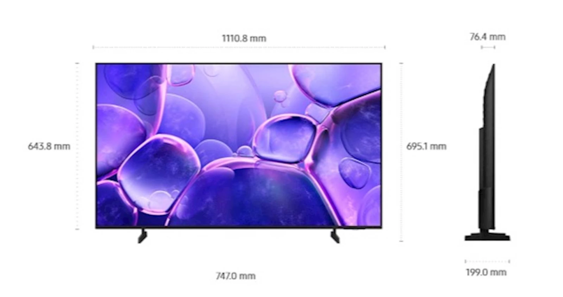 TV SAMSUNG Crystal UHD 4K  50" U8092F