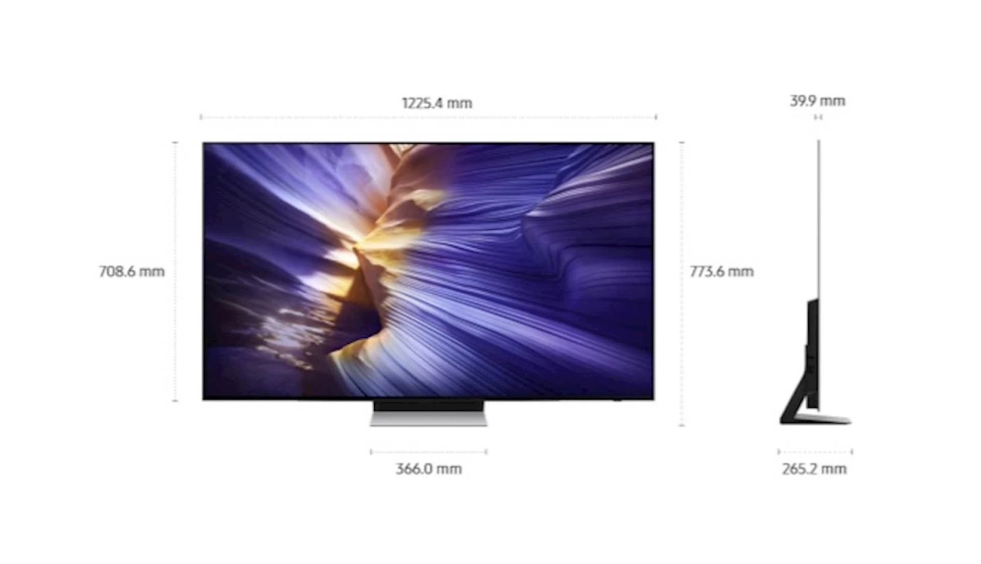 TV SAMSUNG OLED 4K Vision AI 55" S90F