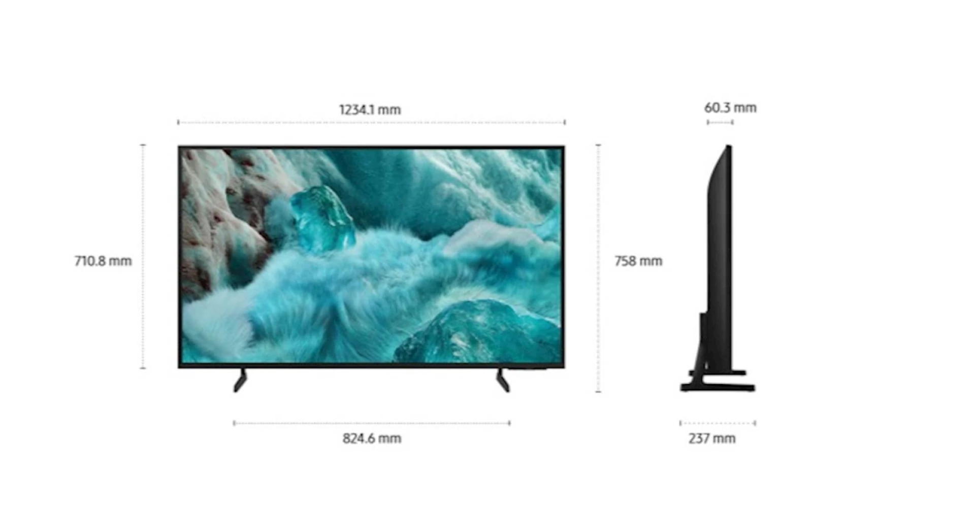 TV SAMSUNG QLED 4K Vision AI 55" Q7F