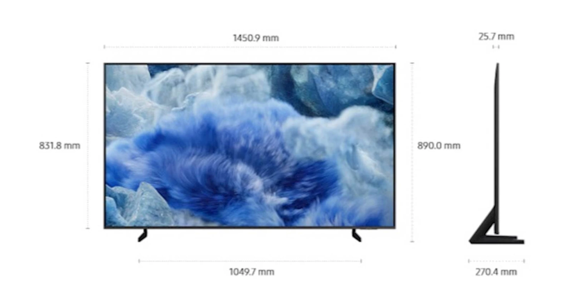 TV SAMSUNG QLED 4K Vision AI 65" Q8F