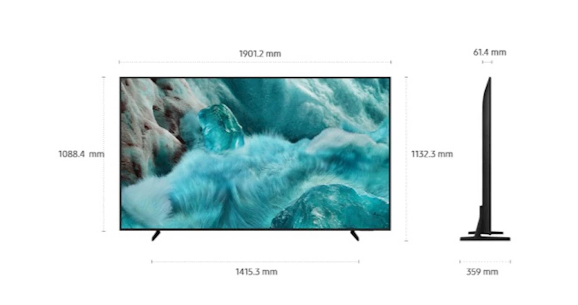TV SAMSUNG QLED 4K Vision AI 85" Q7F