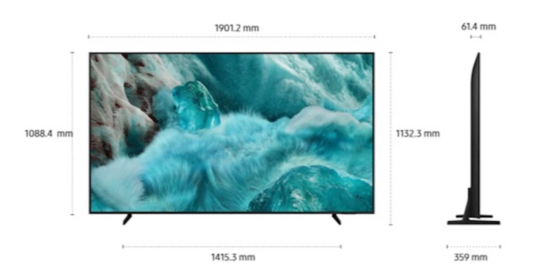 TV SAMSUNG QLED 4K Vision AI 85" Q7F