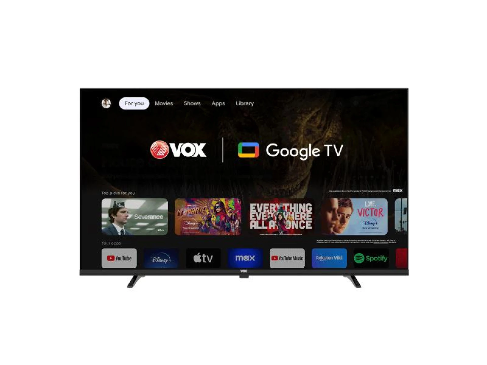 TV VOX40GOF080B  Frameless GOOGLE  TV, FULL HD