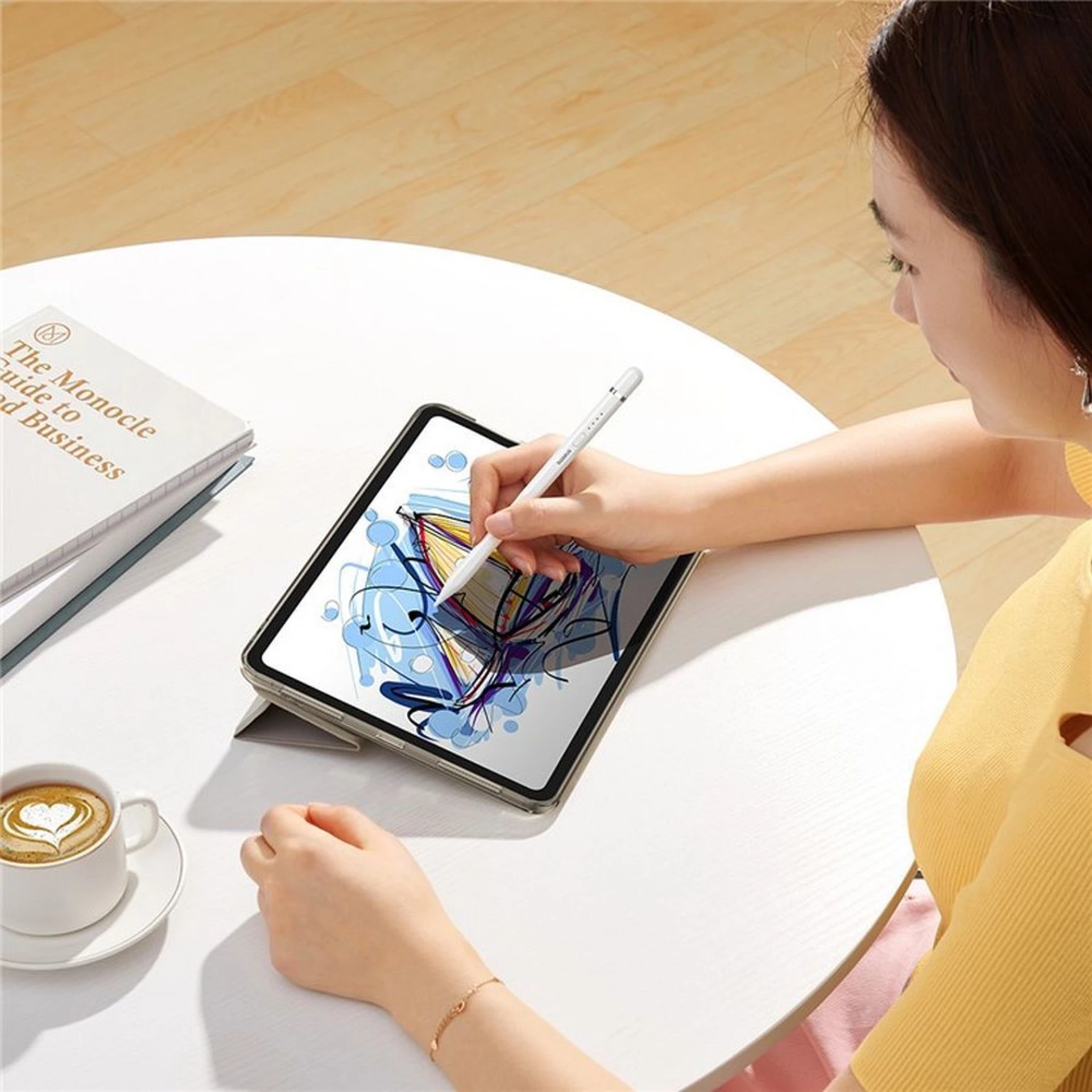 Univerzalna aktivna olovka BASEUS kompatibilna sa iPad + kabl USB A - Lightning