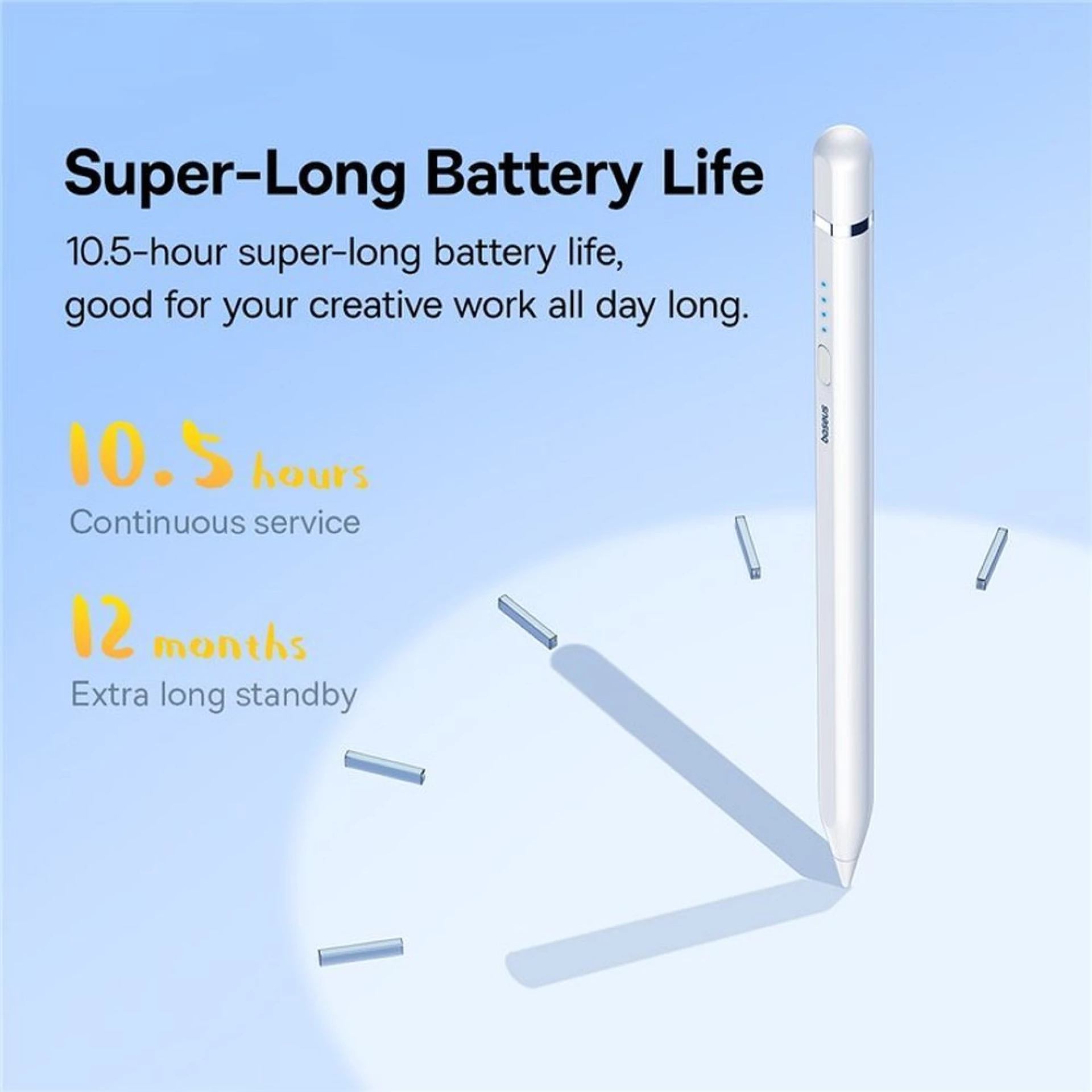 Univerzalna aktivna olovka BASEUS kompatibilna sa iPad + kabl USB A - Lightning