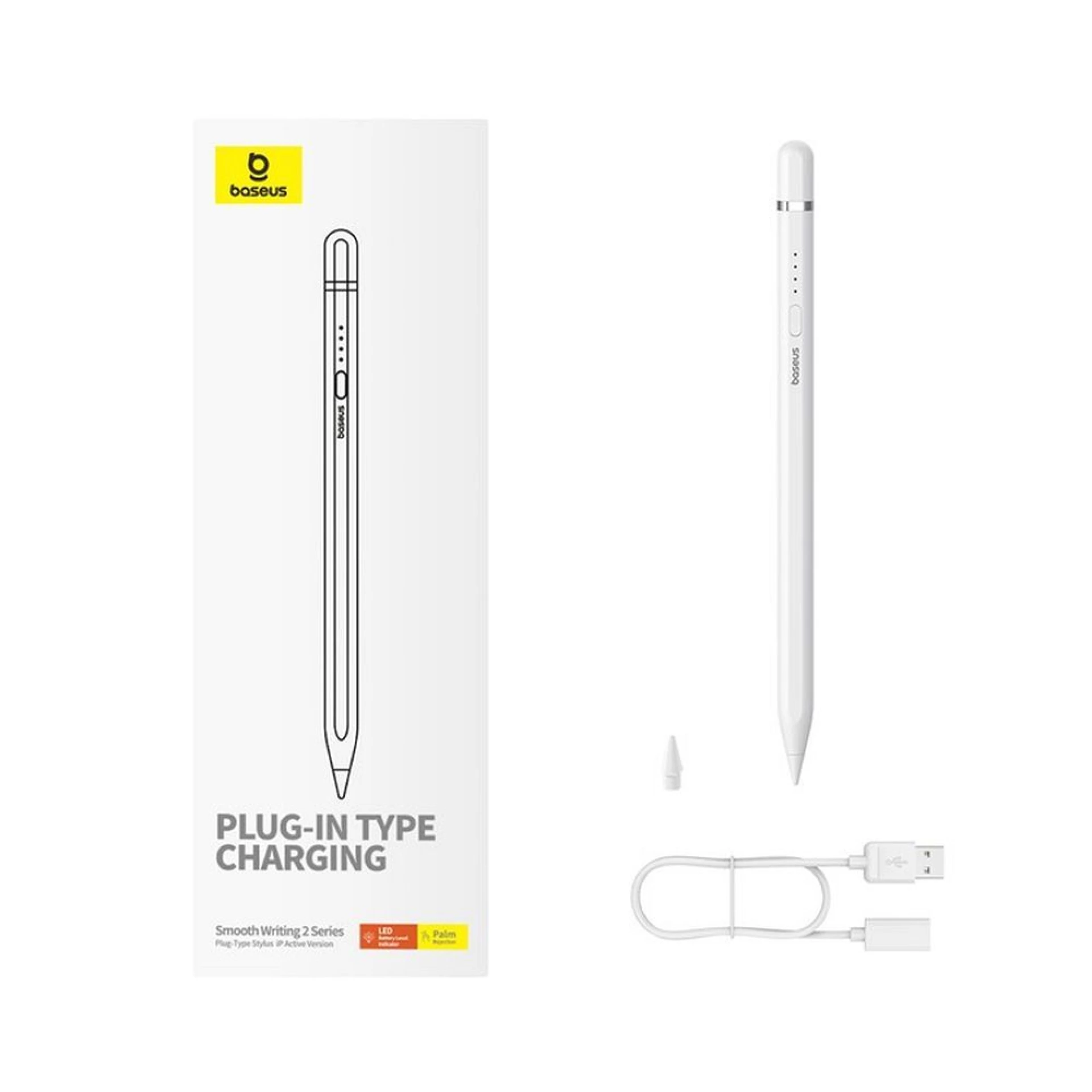 Univerzalna aktivna olovka BASEUS kompatibilna sa iPad + kabl USB A - Lightning
