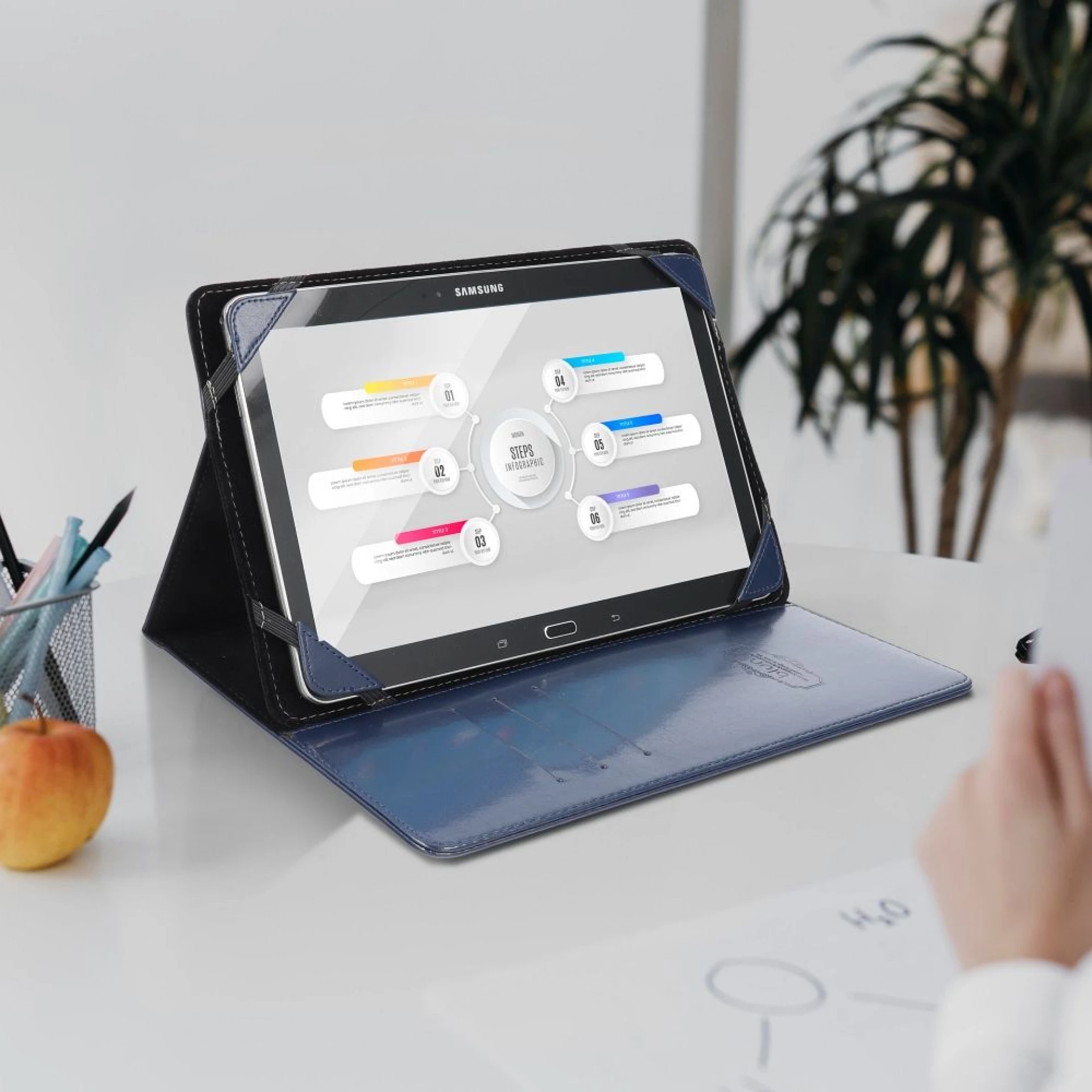 Univerzalna maska za tablet BLUN 8" (UNT) blue