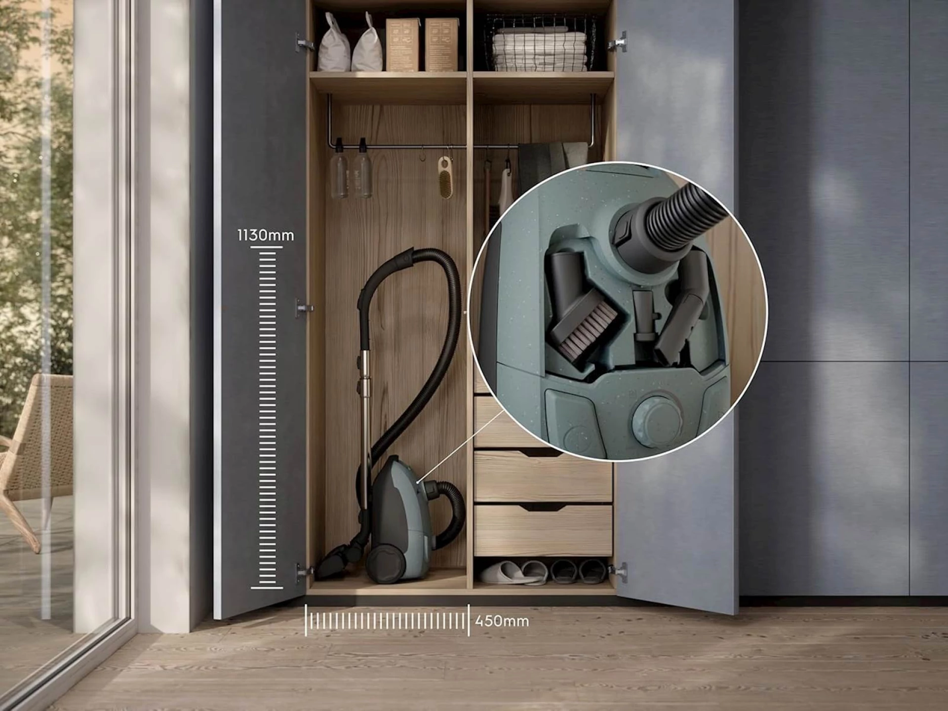 Usisivač Electrolux EB51C1OG, sa vrećicom