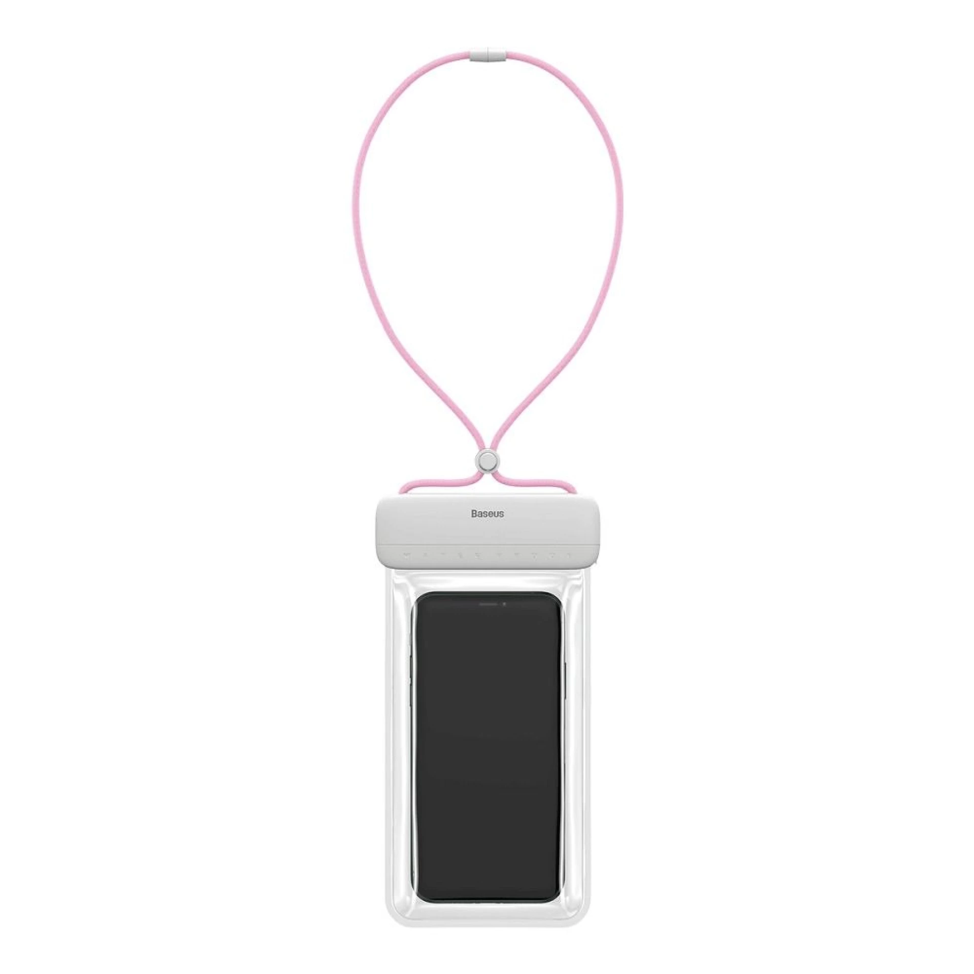 Vodootporna torbica BASEUS IPX8 white pink