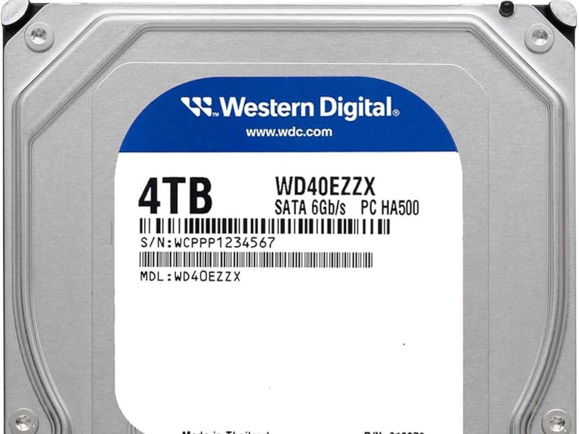 WD HDD 4TB SATA3 128MBBlue,5400RPM