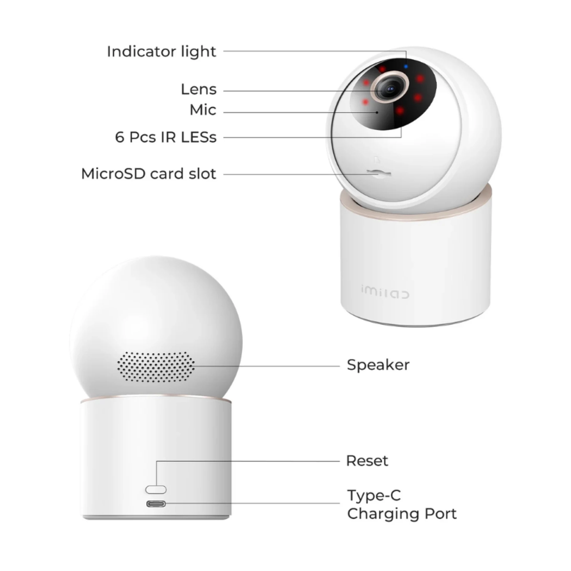 Xiaomi Mijia IMILAB C40 Home Camera 360° 4K