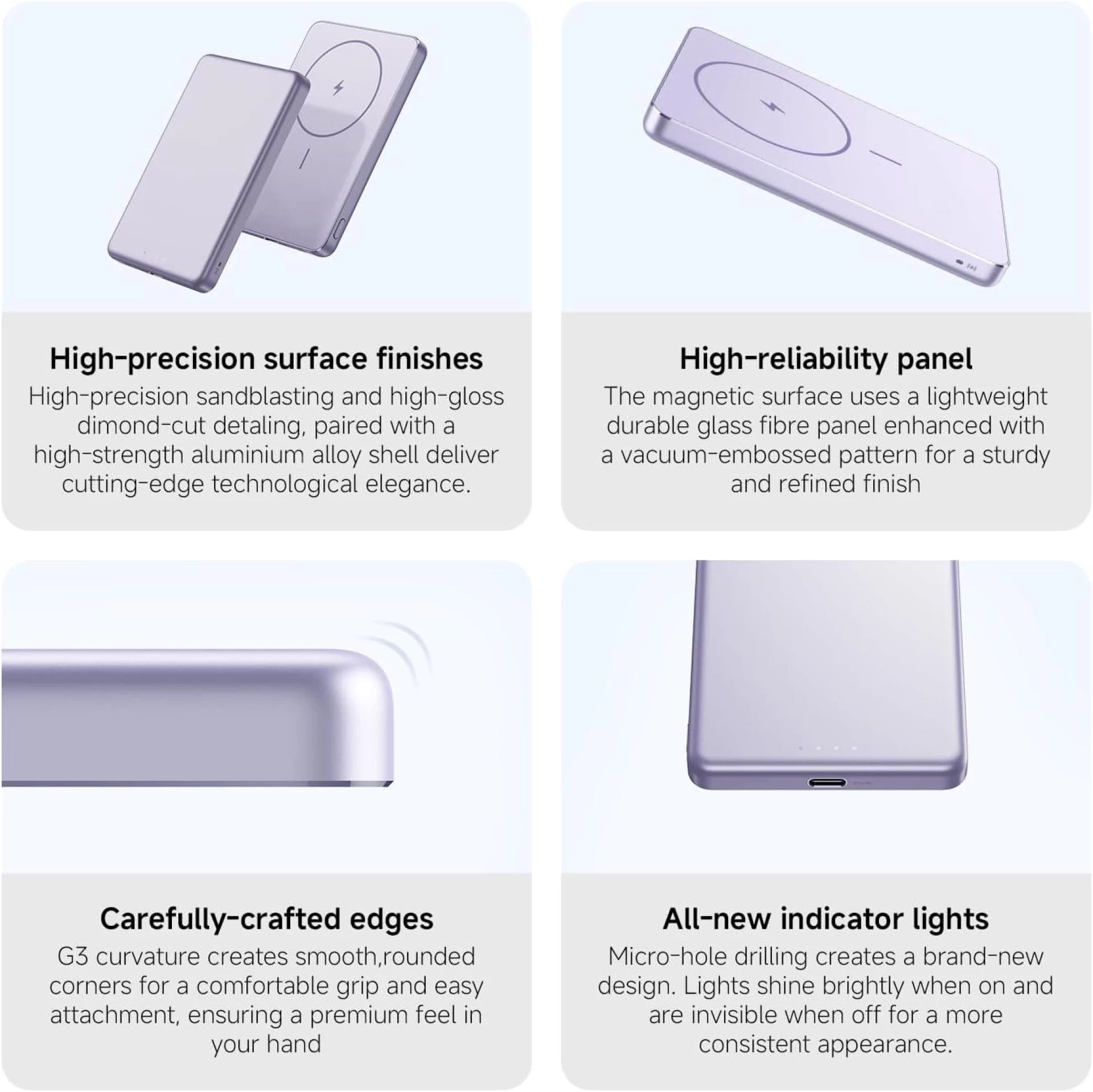 Xiaomi SuperSlim PB 5000 mAh plavi, USB-C x1, bežično punjenje