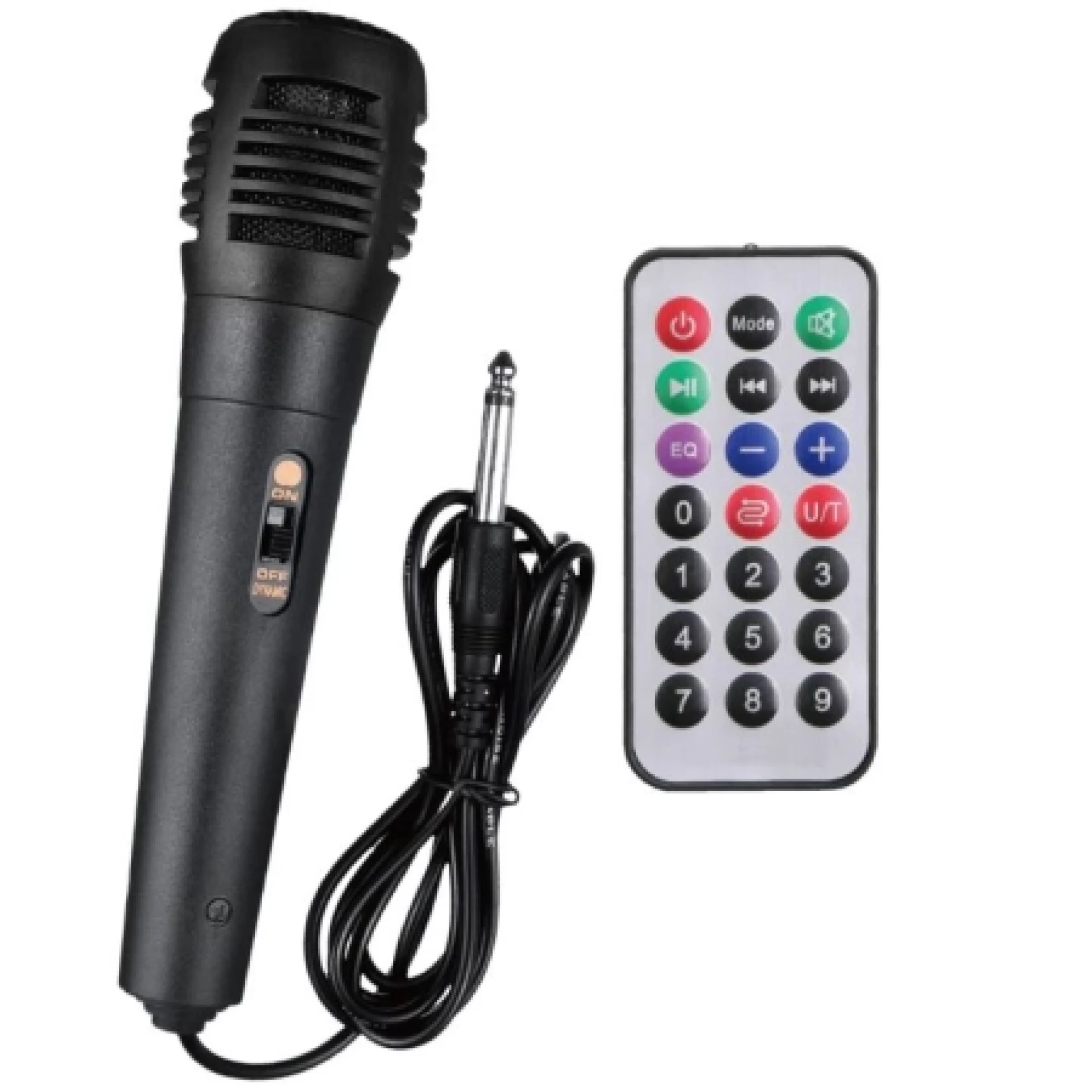 XO Bluetooth Speaker + Karaoke MIC F55 Boat Double Horn RGB Black 20W