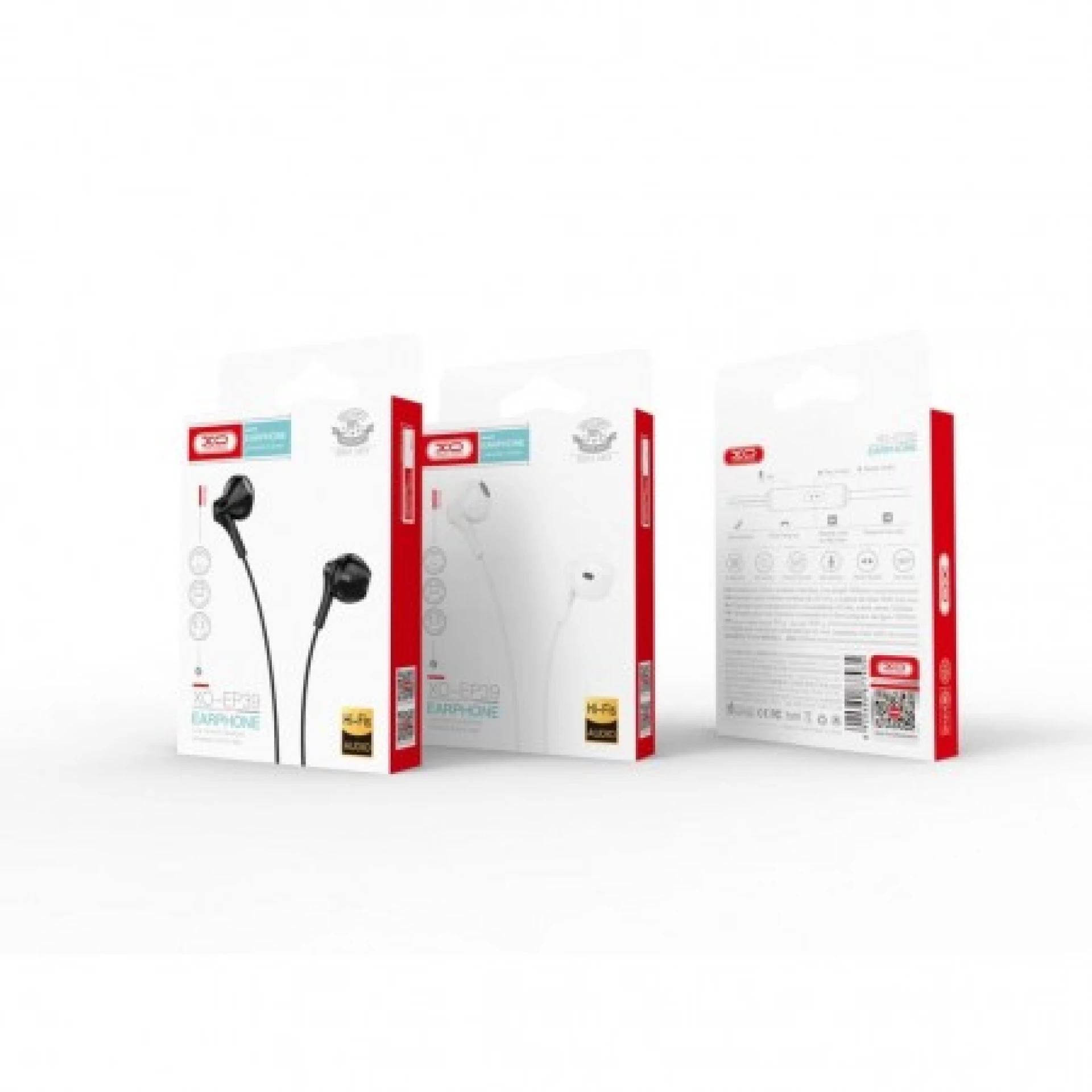 XO In-Ear Slušalice sa mikrofonom EP39 Black