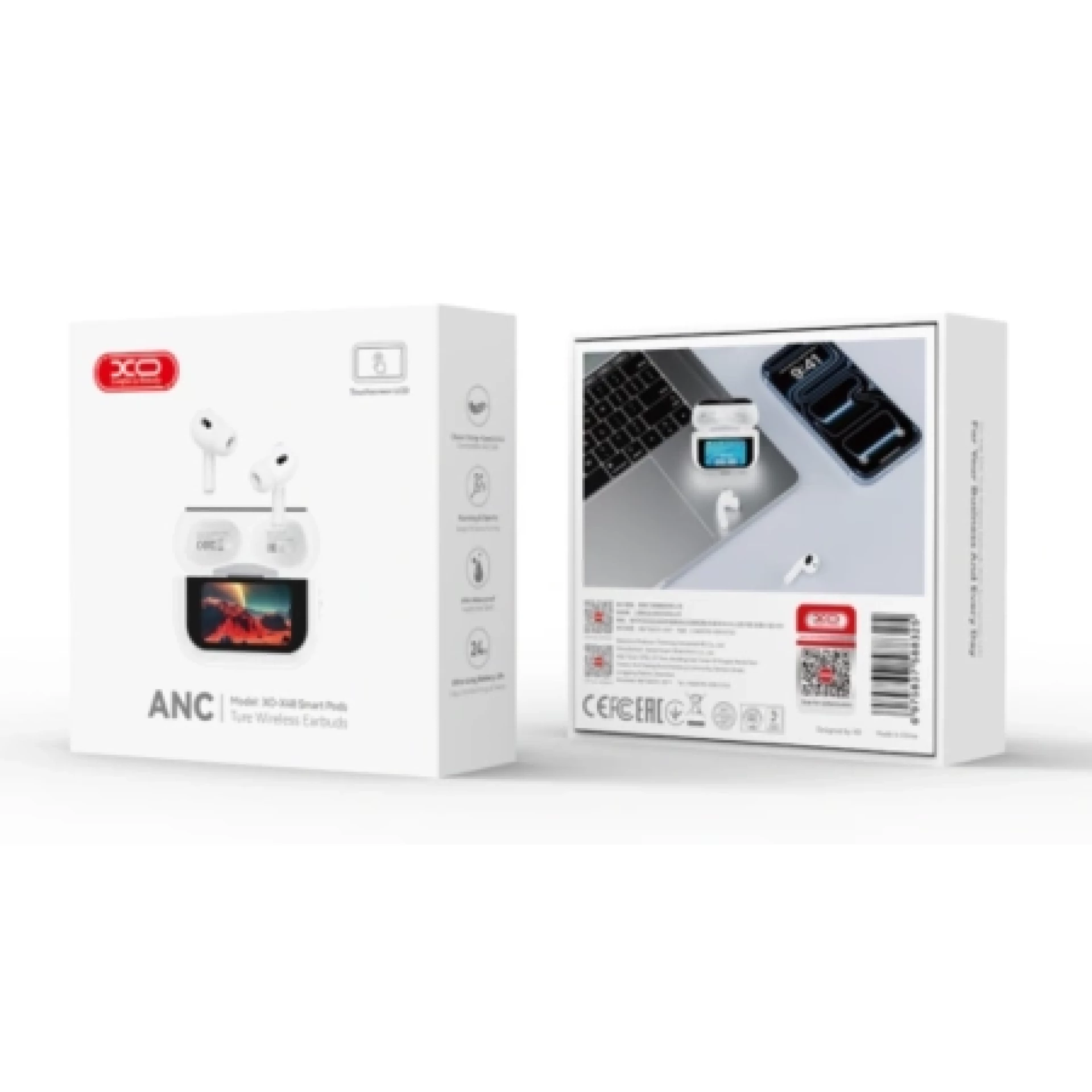 XO Smart TWS 5th Gen Bluetooth Slušalice sa mikrofonom X48 White