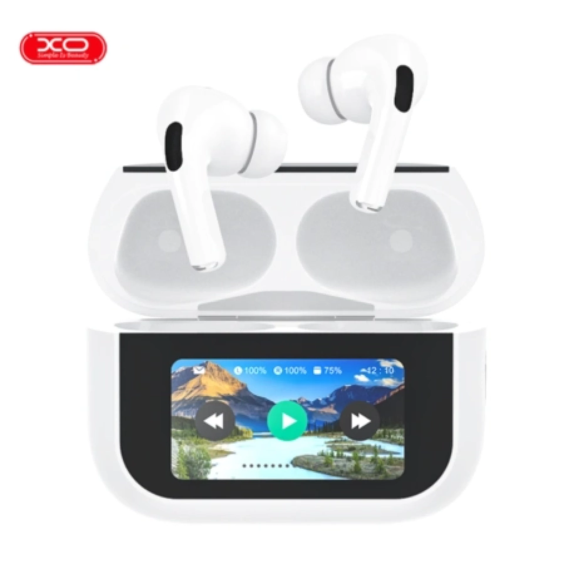 XO Smart TWS 5th Gen Bluetooth Slušalice sa mikrofonom X48 White