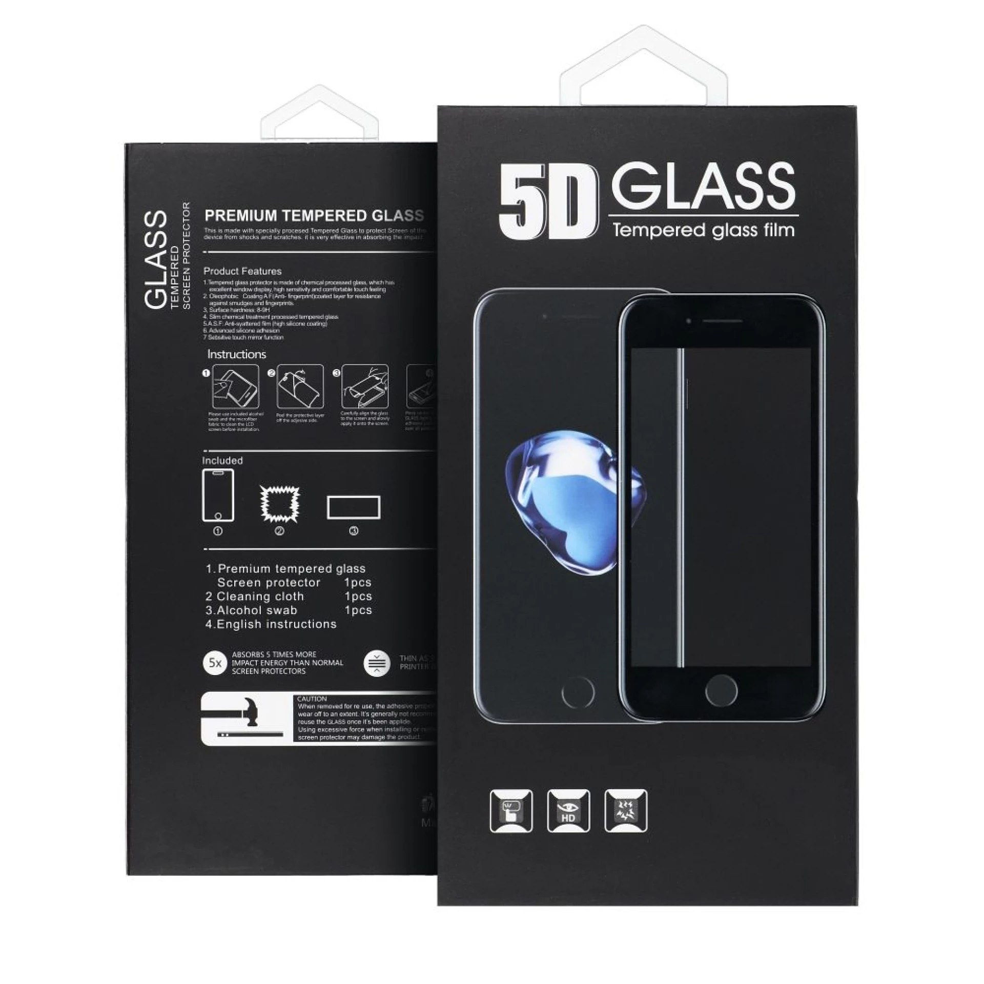 Zaštitno staklo 5D Full Glue Tempered Glas za iPhone 16 Pro Max Privacy