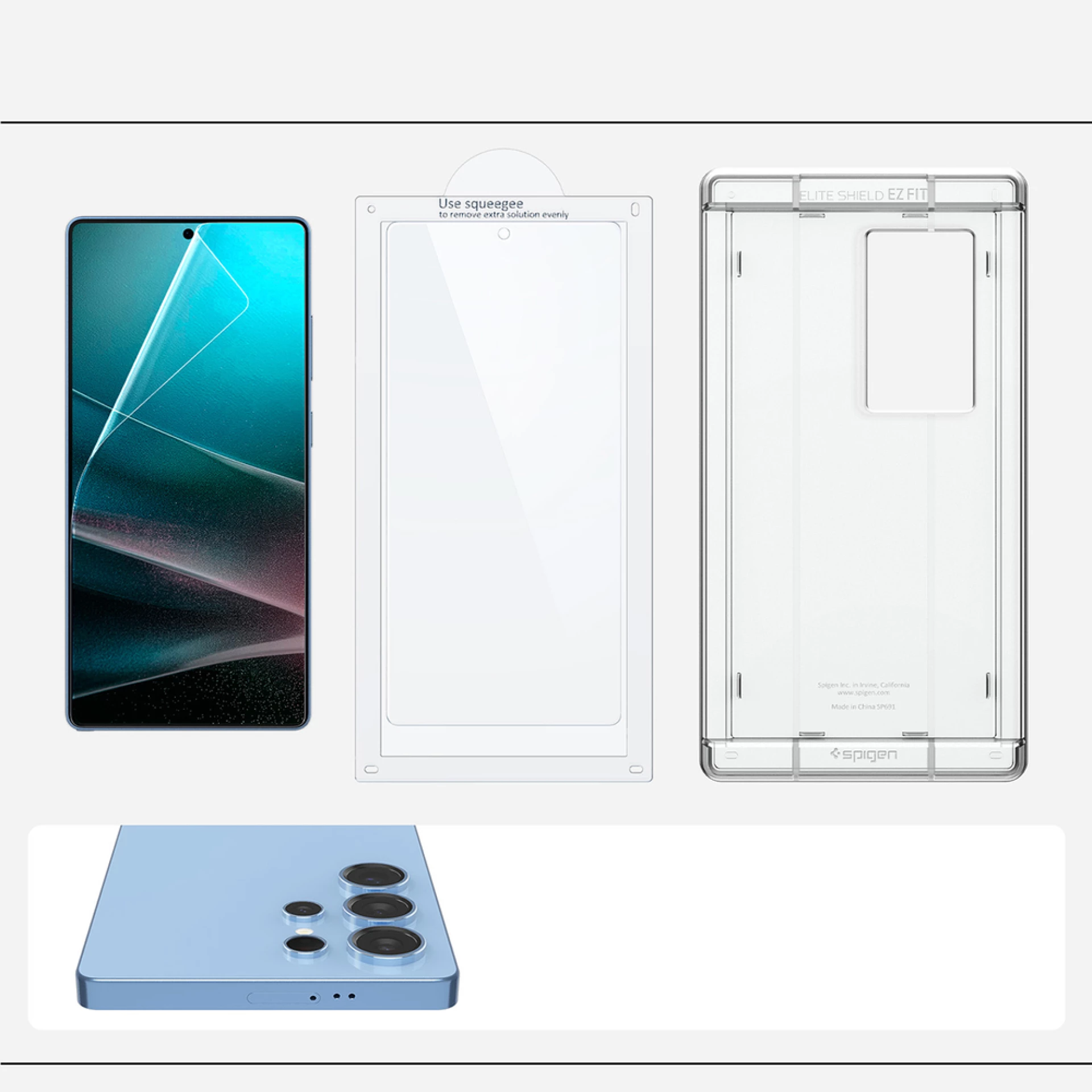 Zaštitno staklo Spigen Glas Elite Shield EZ za Samsung S25 Ultra