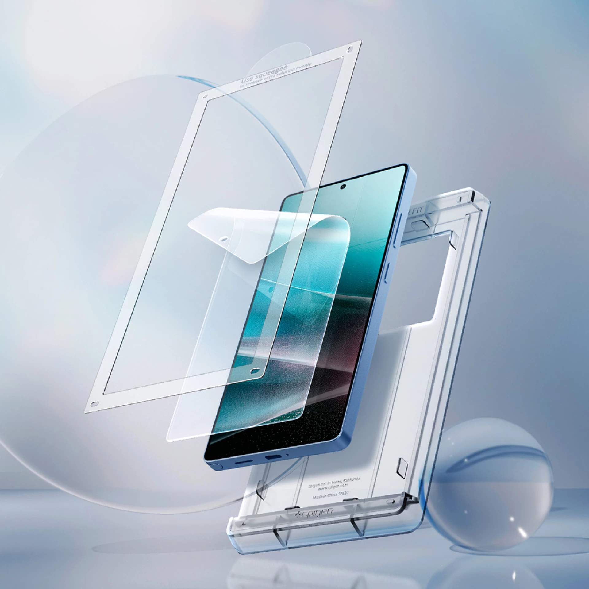 Zaštitno staklo Spigen Glas Elite Shield EZ za Samsung S25 Ultra