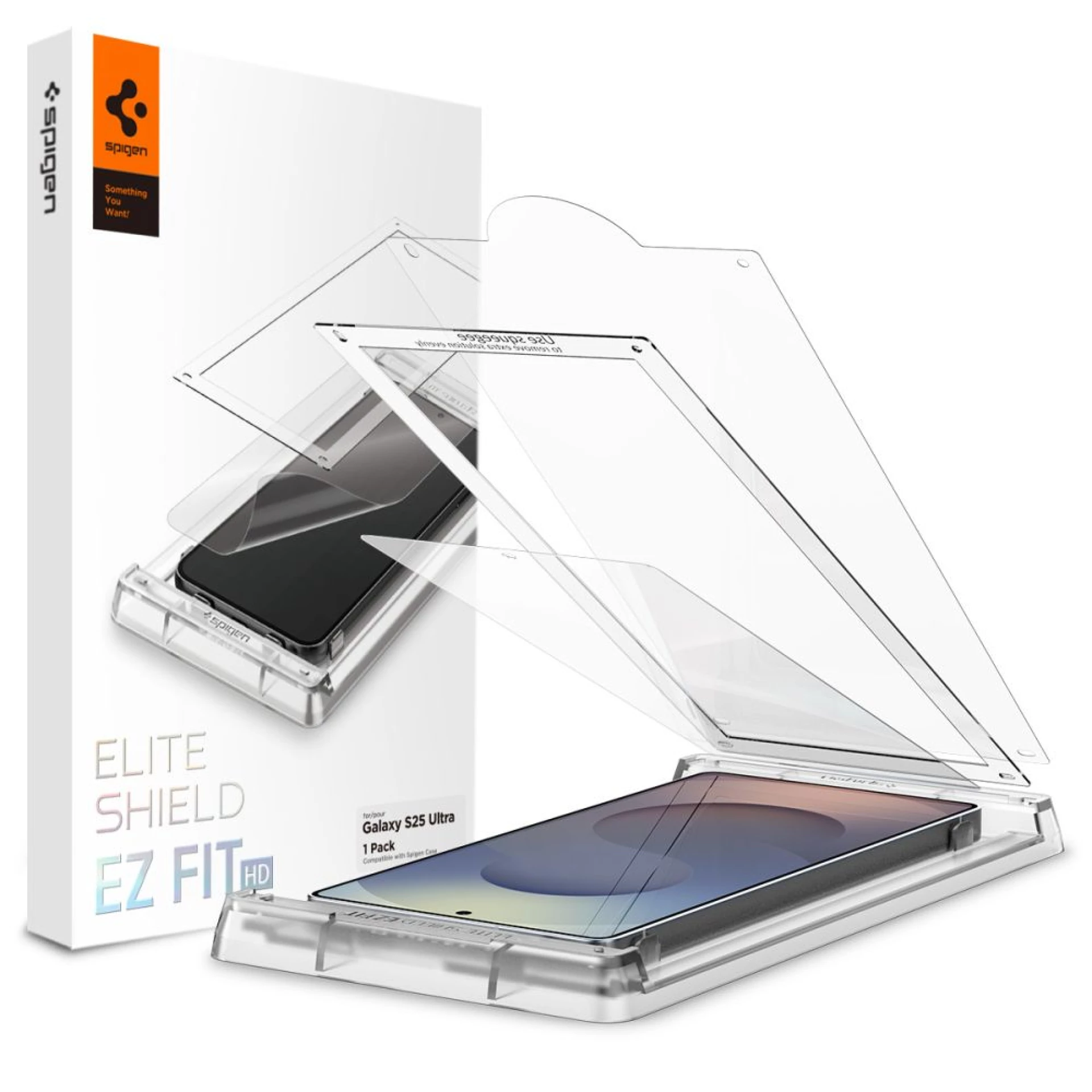 Zaštitno staklo Spigen Glas Elite Shield EZ za Samsung S25 Ultra