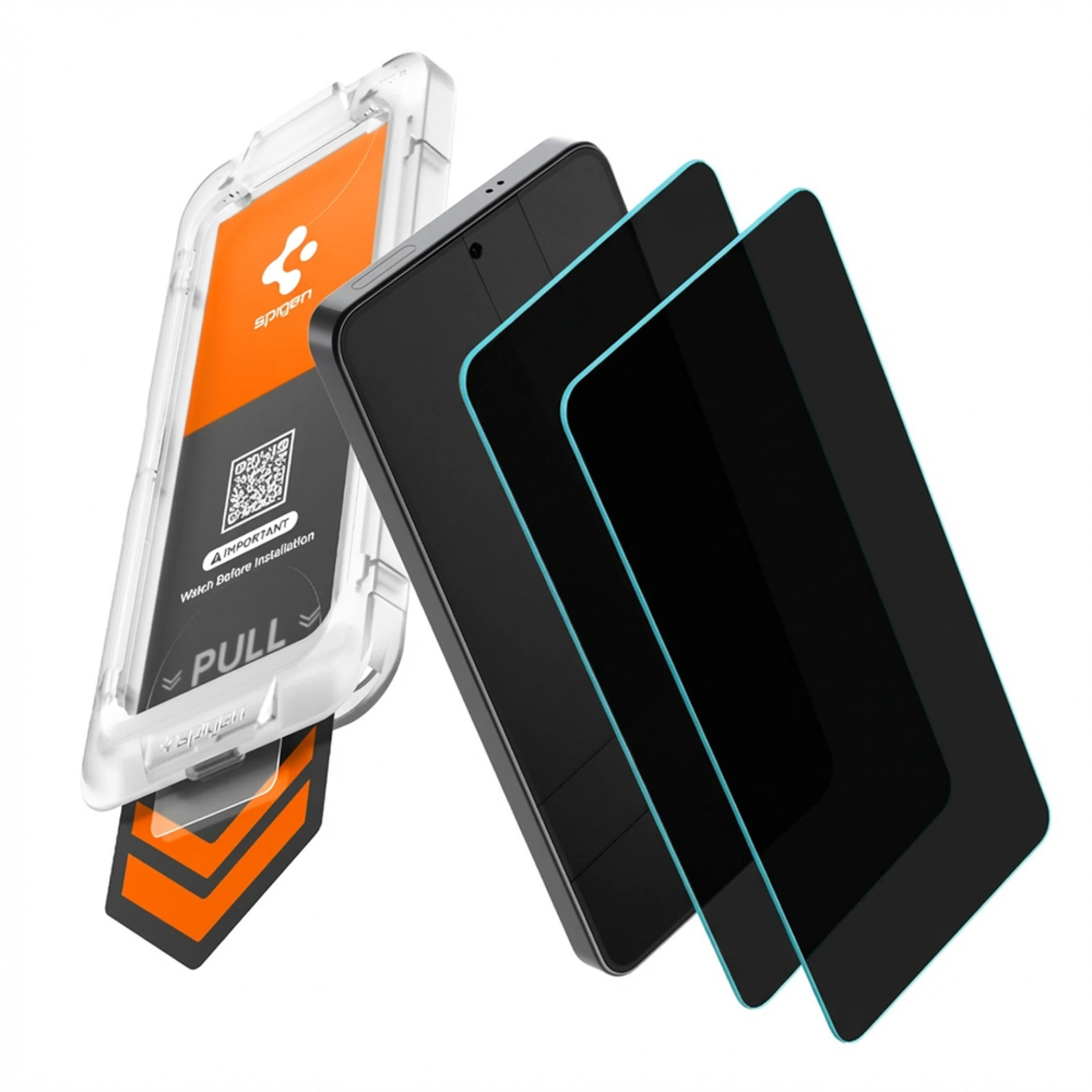 Zaštitno staklo Spigen Glas TR EZ Fit Pro HD za Samsung S26 Privacy 2-pack