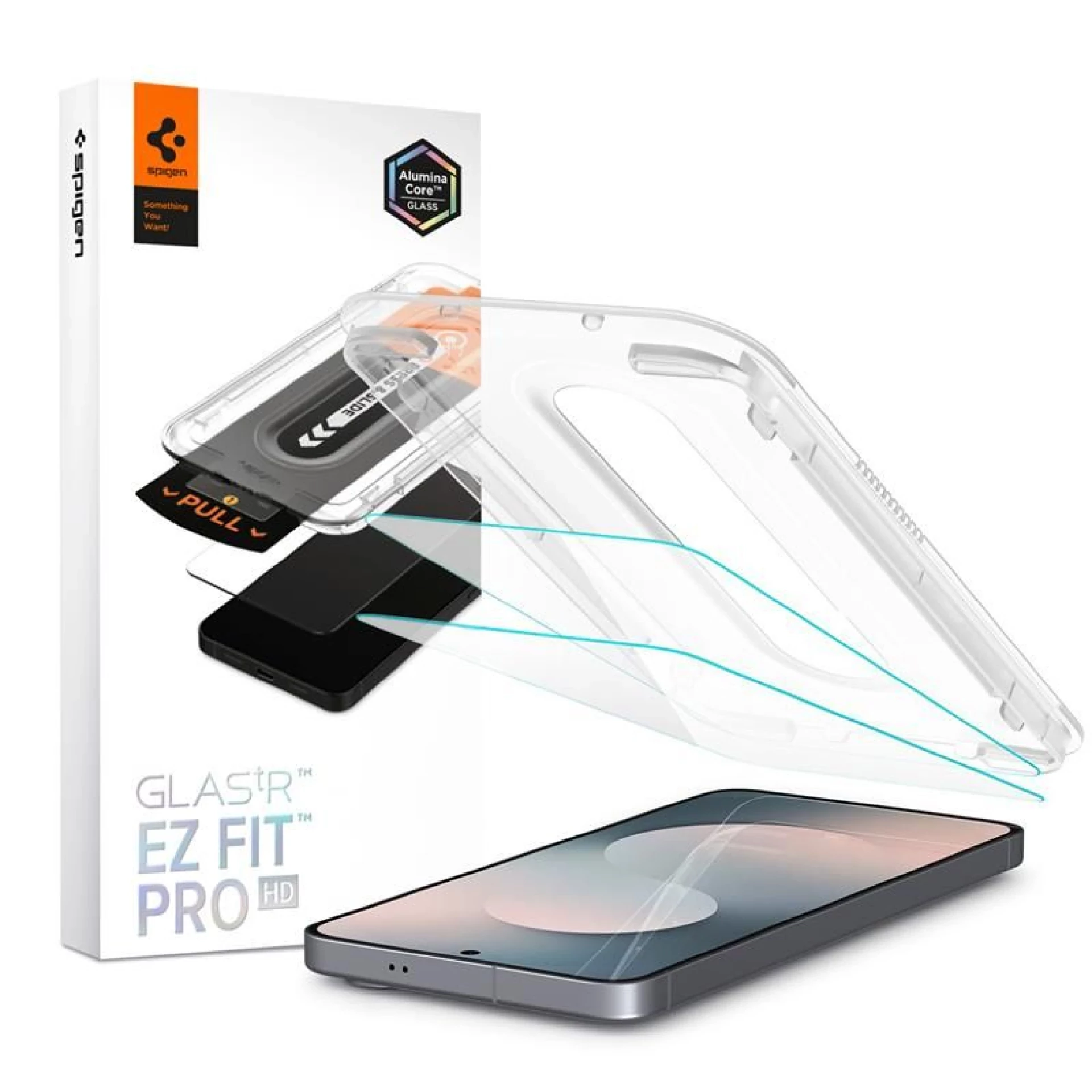 Zaštitno staklo Spigen Glas TR EZ Fit Pro za Samsung S25 FE 2-pack