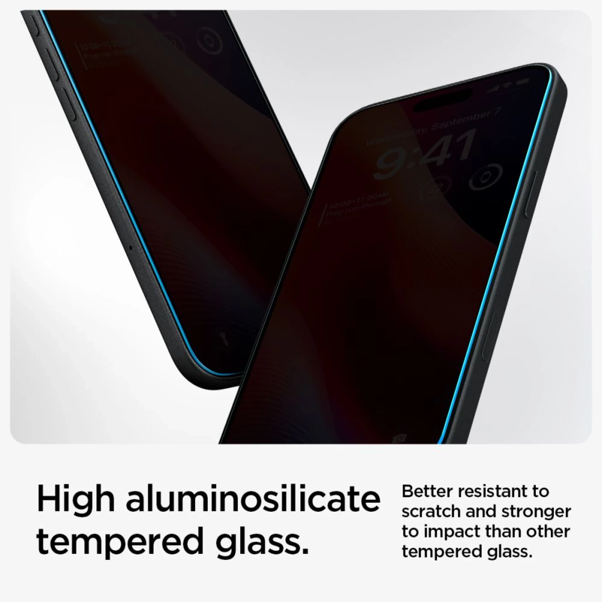 Zaštitno staklo Spigen Glas TR EZ Fit za iPhone 15/16 2-pack Privacy