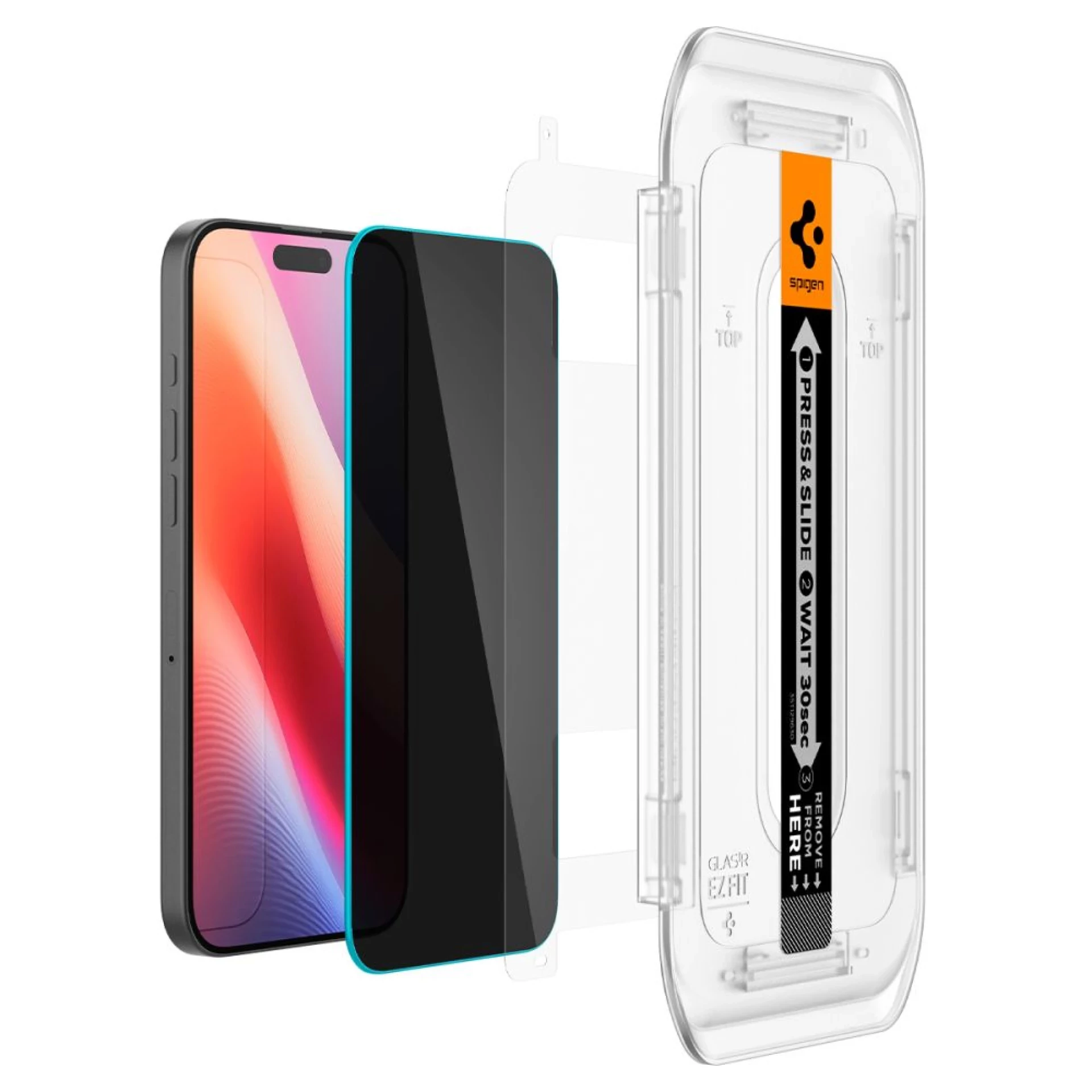 Zaštitno staklo Spigen Glas TR EZ Fit za iPhone 16/17 Pro Max 2-pack Privacy
