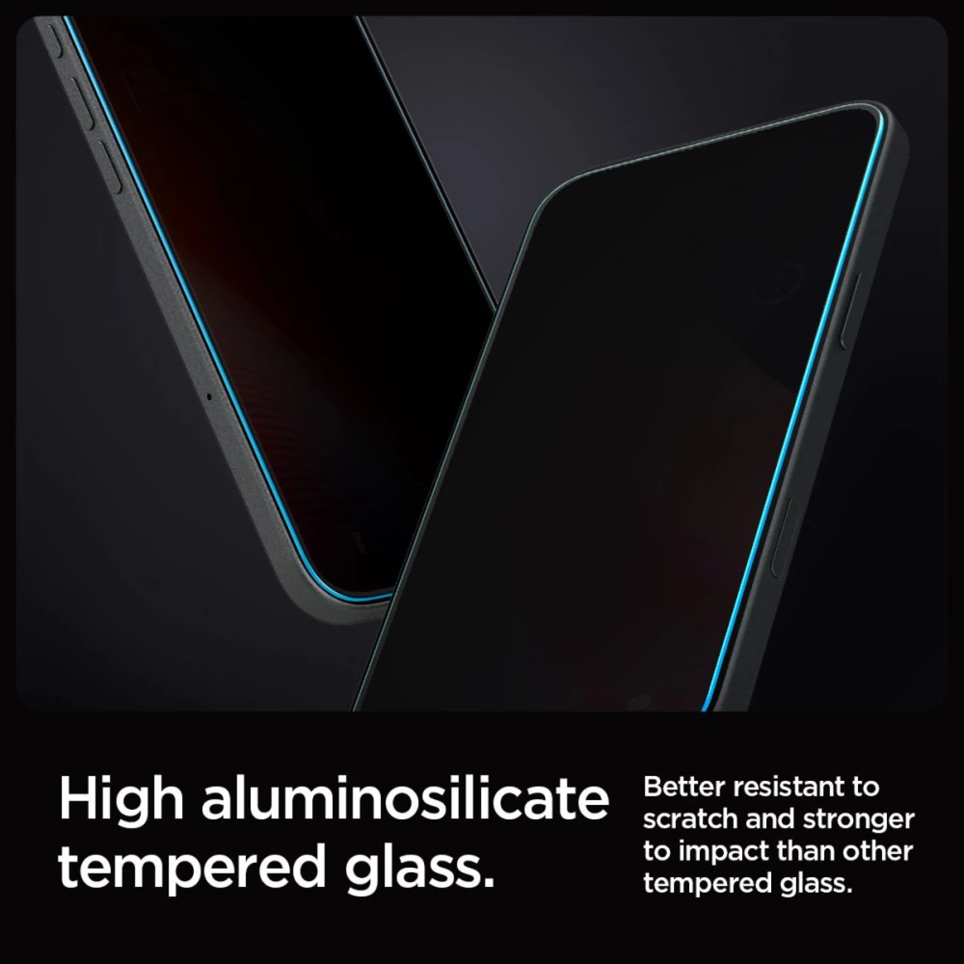 Zaštitno staklo Spigen Glas TR EZ Fit za iPhone 16/17 Pro Max 2-pack Privacy