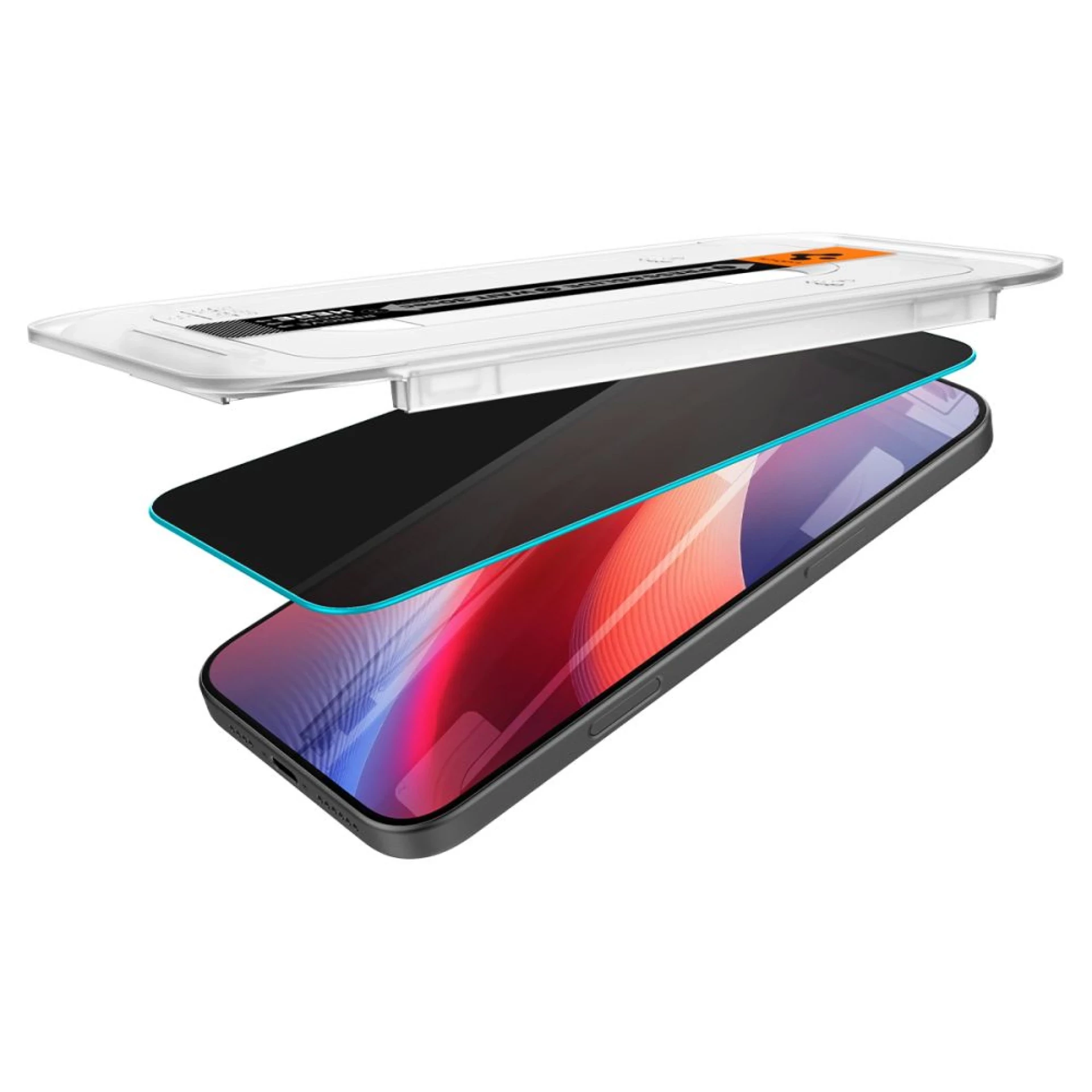 Zaštitno staklo Spigen Glas TR EZ Fit za iPhone 16 Pro/17/17 Pro 2-pack Privacy