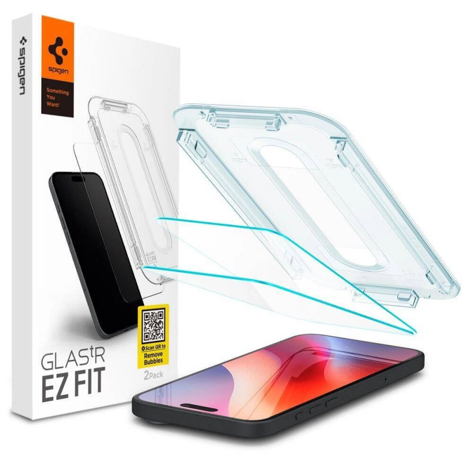 Zaštitno staklo Spigen Glas TR EZ Fit za iPhone 16 Pro/17/17 Pro 2-pack
