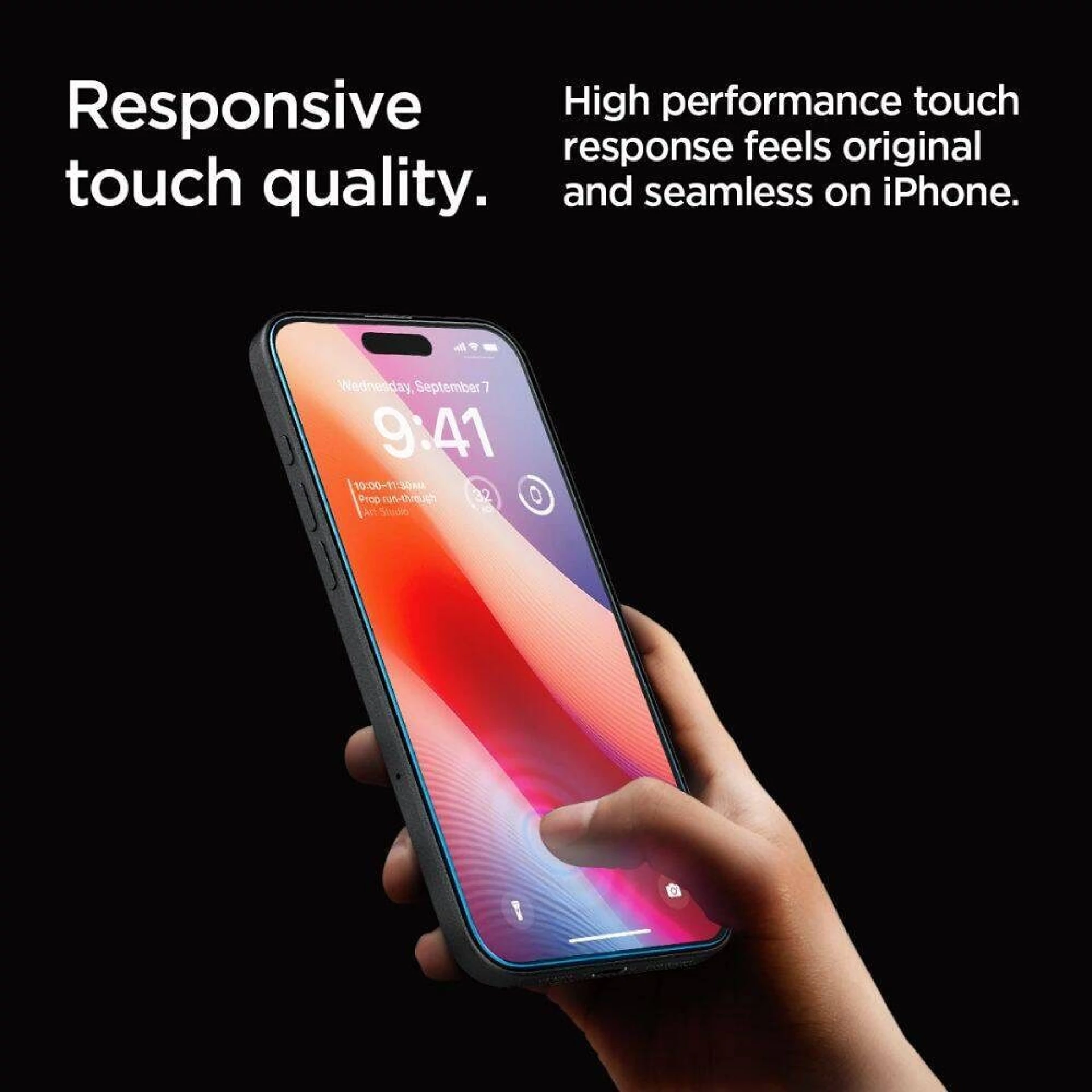Zaštitno staklo Spigen Glas TR EZ Fit za iPhone 16 Pro/17/17 Pro 2-pack