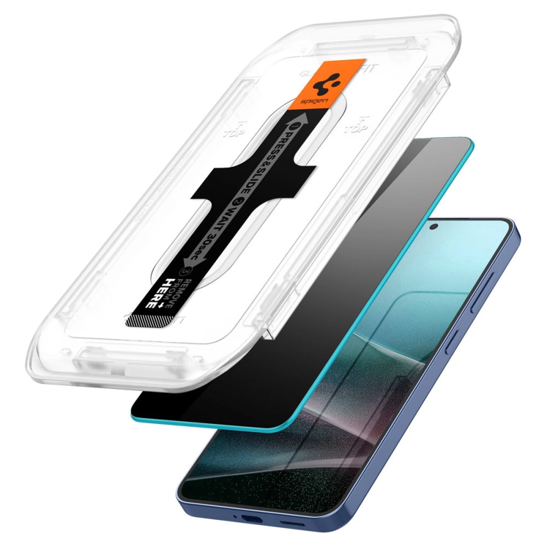 Zaštitno staklo Spigen Glas TR EZ Fit za Samsung S24/S25 2-pack HD Privacy