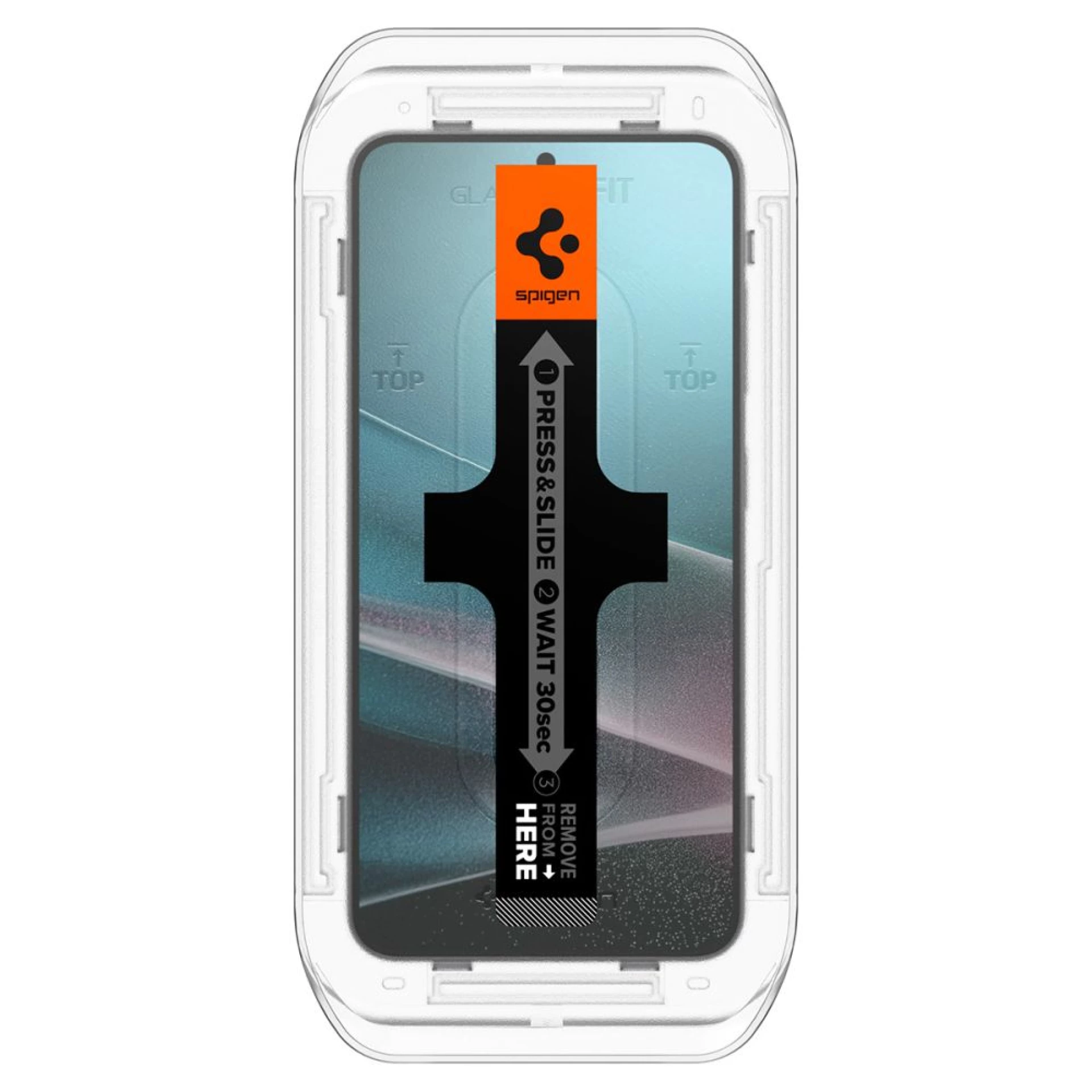 Zaštitno staklo Spigen Glas TR EZ Fit za Samsung S24/S25 2-pack HD Privacy