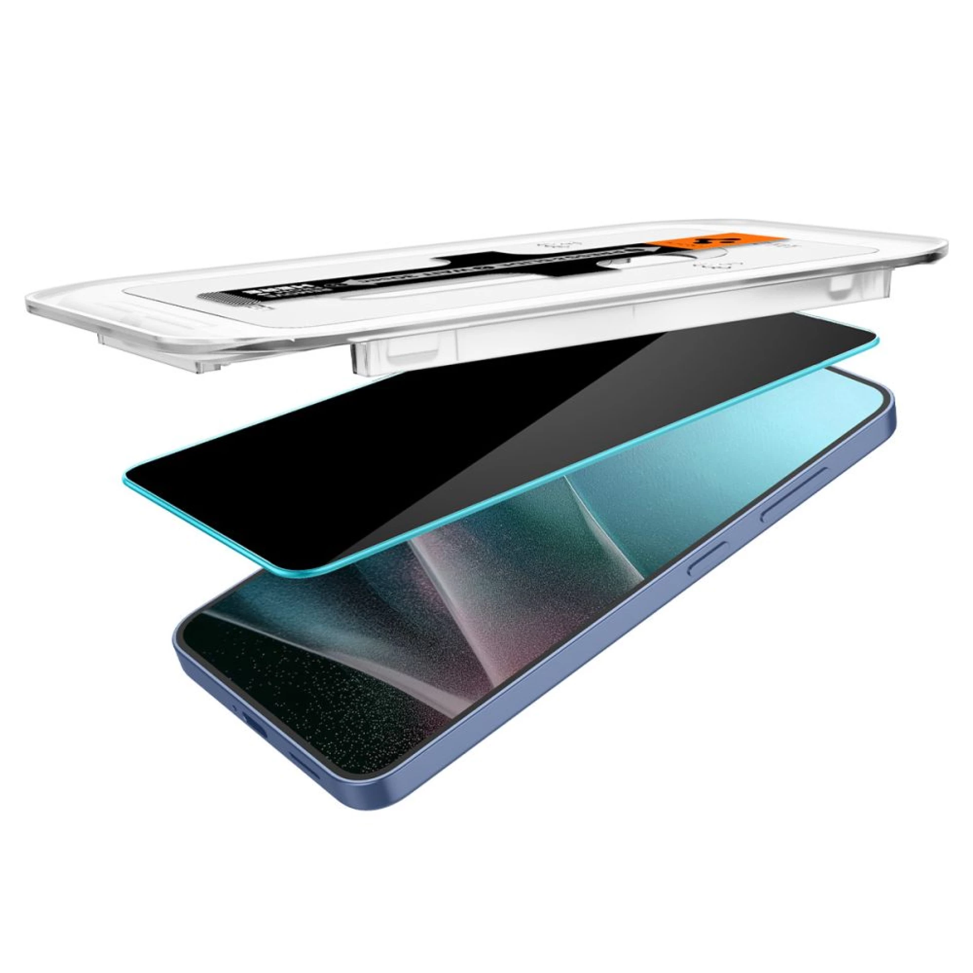 Zaštitno staklo Spigen Glas TR EZ Fit za Samsung S24/S25 2-pack HD Privacy