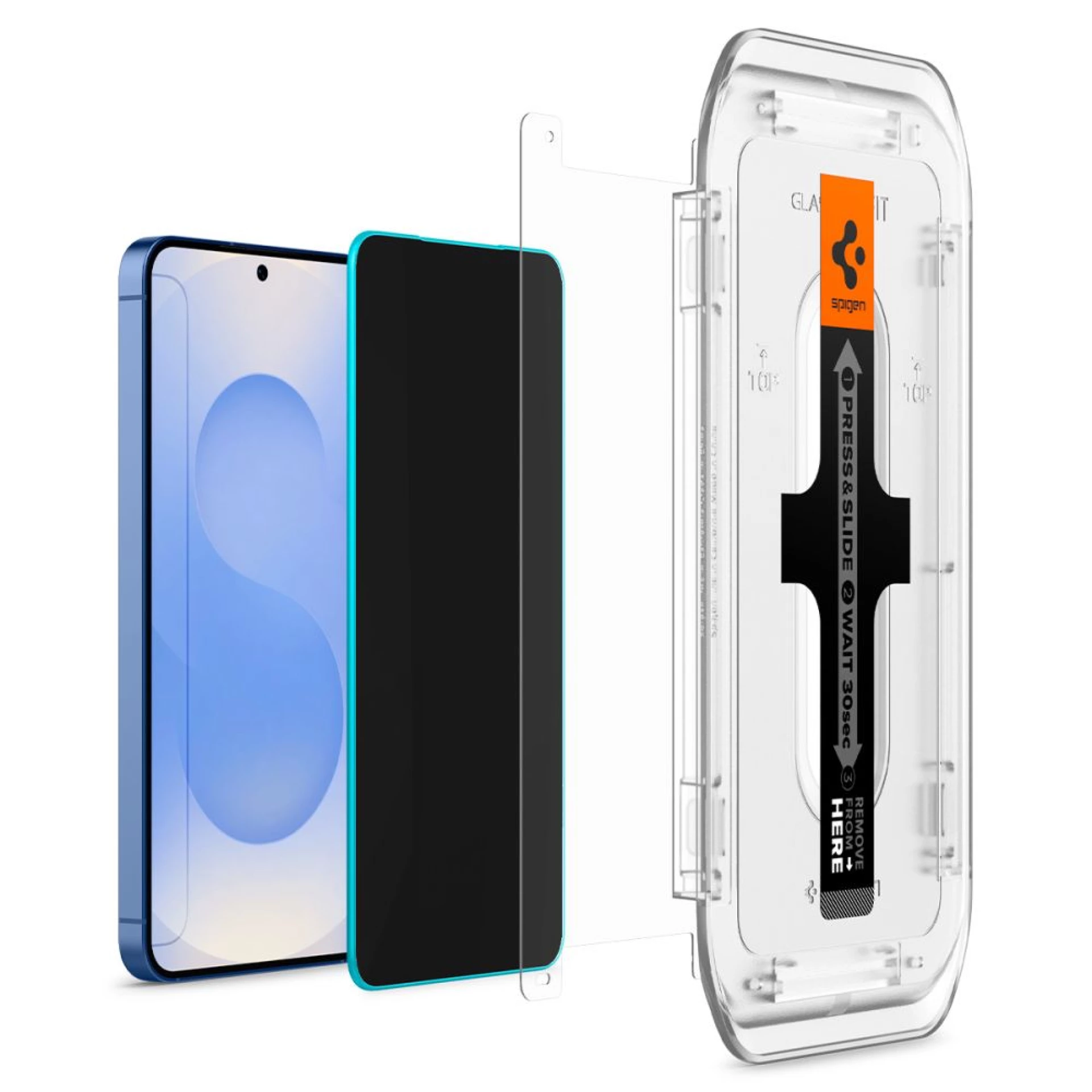 Zaštitno staklo Spigen Glas TR EZ Fit za Samsung S24/S25 2-pack HD Privacy