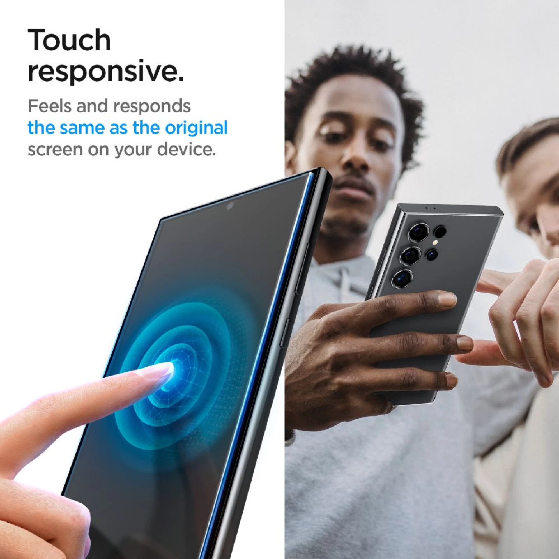 Zaštitno staklo Spigen Glas TR EZ Fit za Samsung S24 Ultra 2-pack