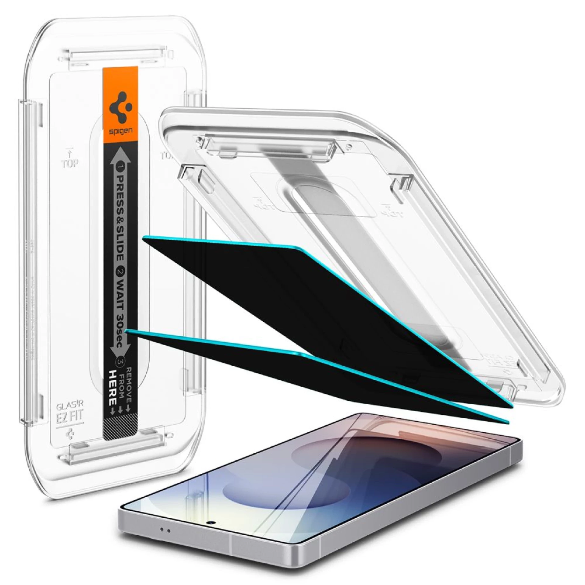 Zaštitno staklo Spigen Glas TR EZ Fit za Samsung S25 Ultra 2-pack Privacy