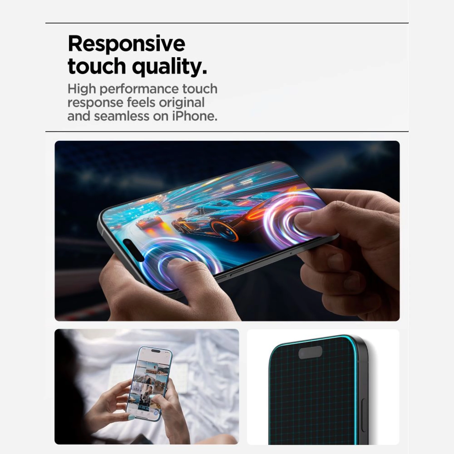 Zaštitno staklo Spigen Glas.tR AlignMaster Slim za iPhone 17 Pro 3-pack