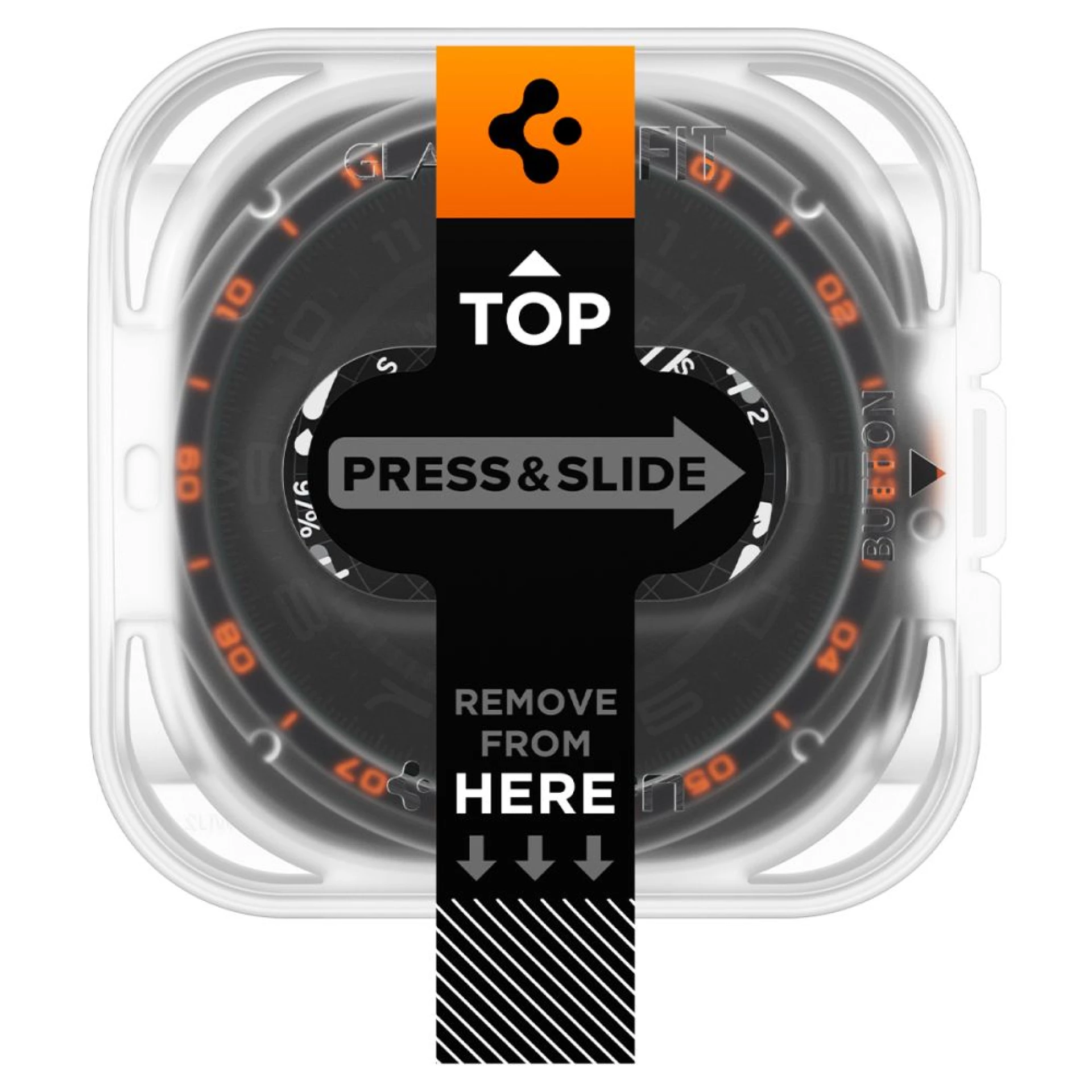 Zaštitno staklo Spigen Glas.TR EZ Fit AC za Samsung Watch Ultra 1/2 47mm 2-pack
