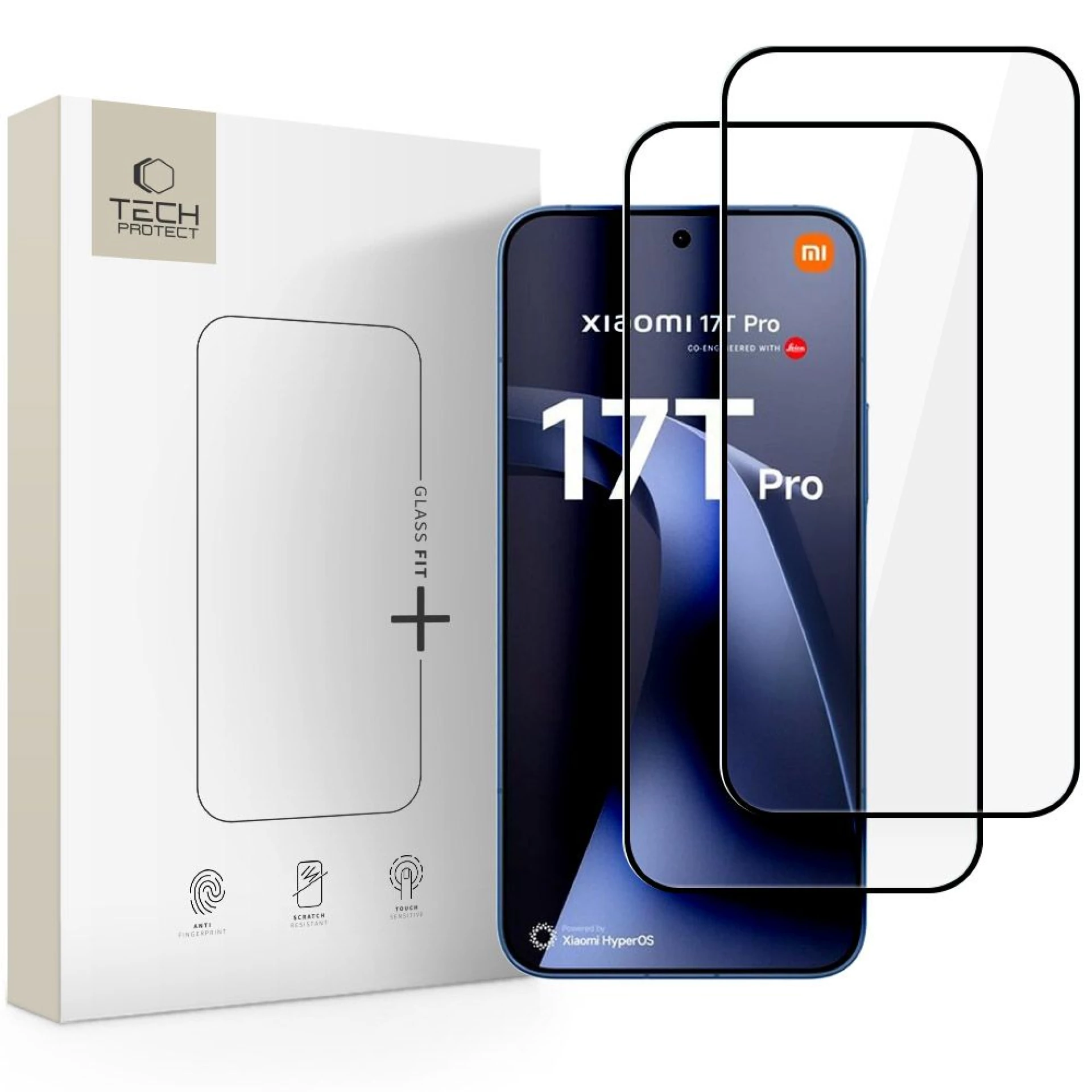 Zaštitno staklo Tech-Protect Glass Fit+ za Xiaomi 17T Pro 2-pack