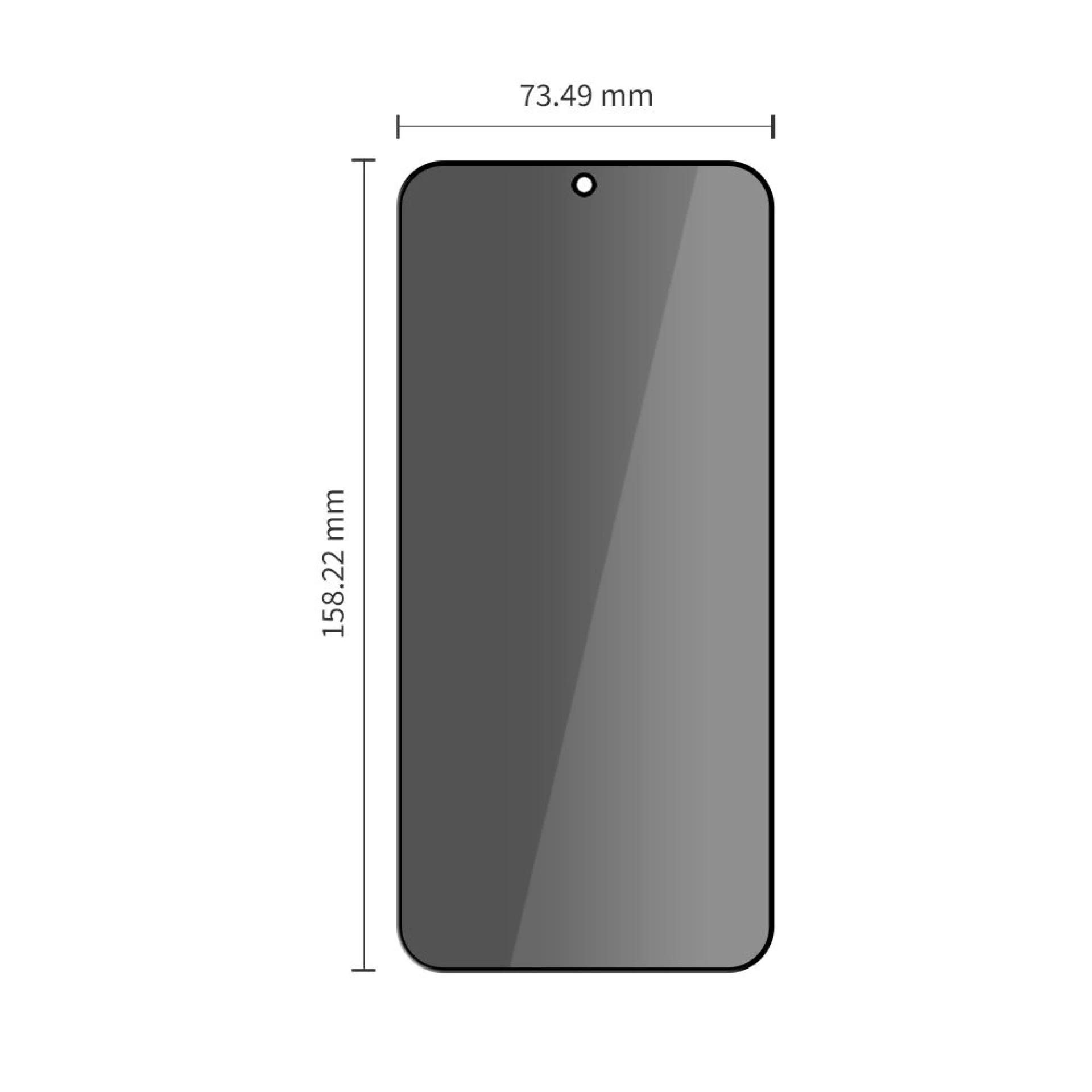 Zaštitno staklo Tech-Protect SPY+ za Samsung S25FE/A37/A57 Privacy 2-pack