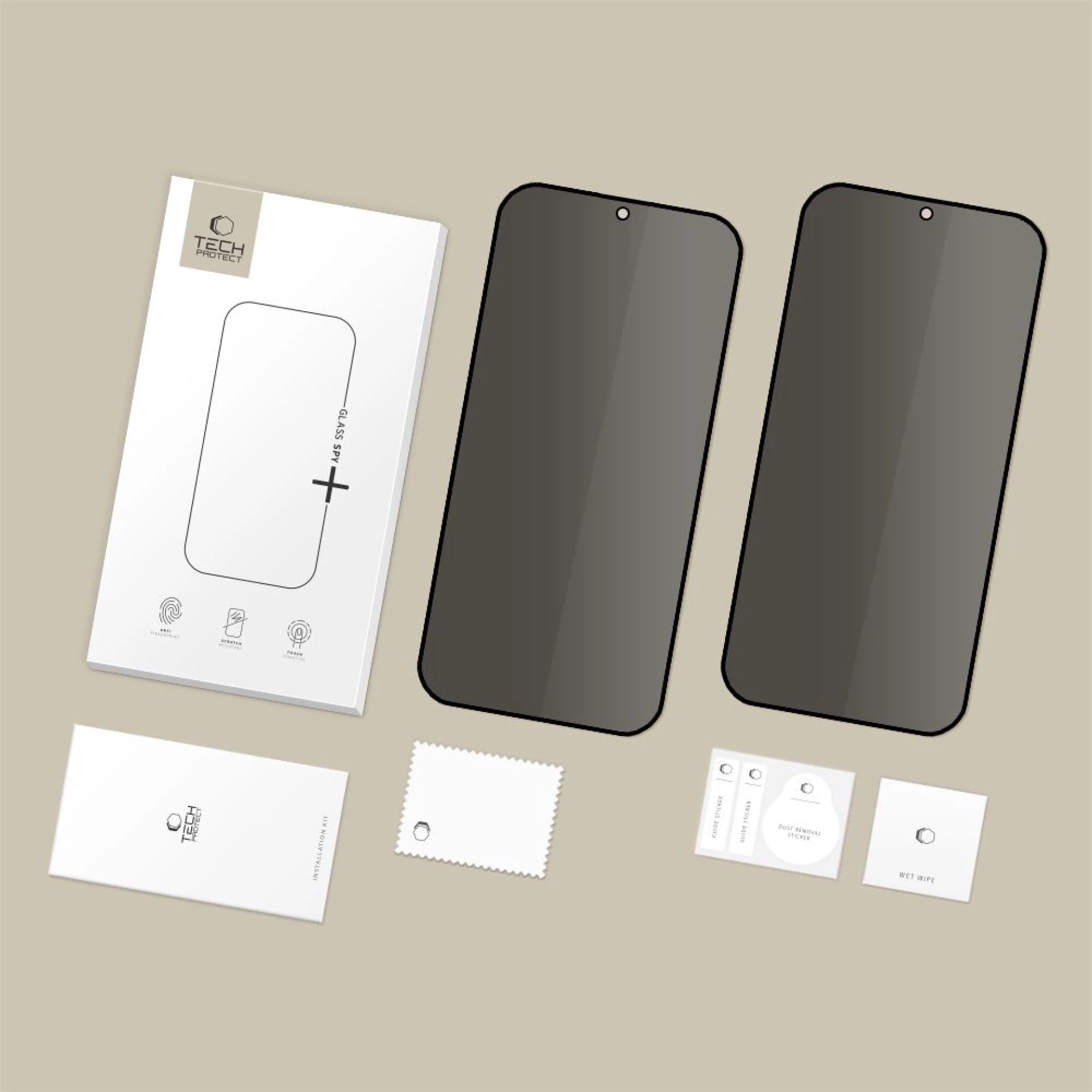 Zaštitno staklo Tech-Protect SPY+ za Samsung S25FE/A37/A57 Privacy 2-pack
