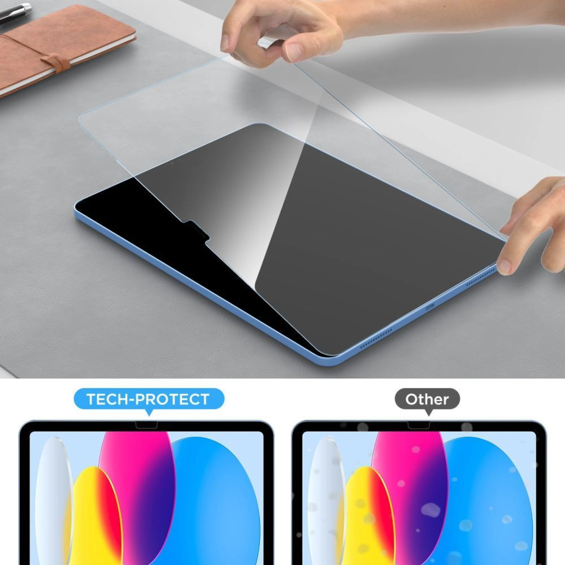 Zaštitno staklo Tech-Protect za Samsung Tab S7/S8/S9/S9 FE/S10 FE 2pack