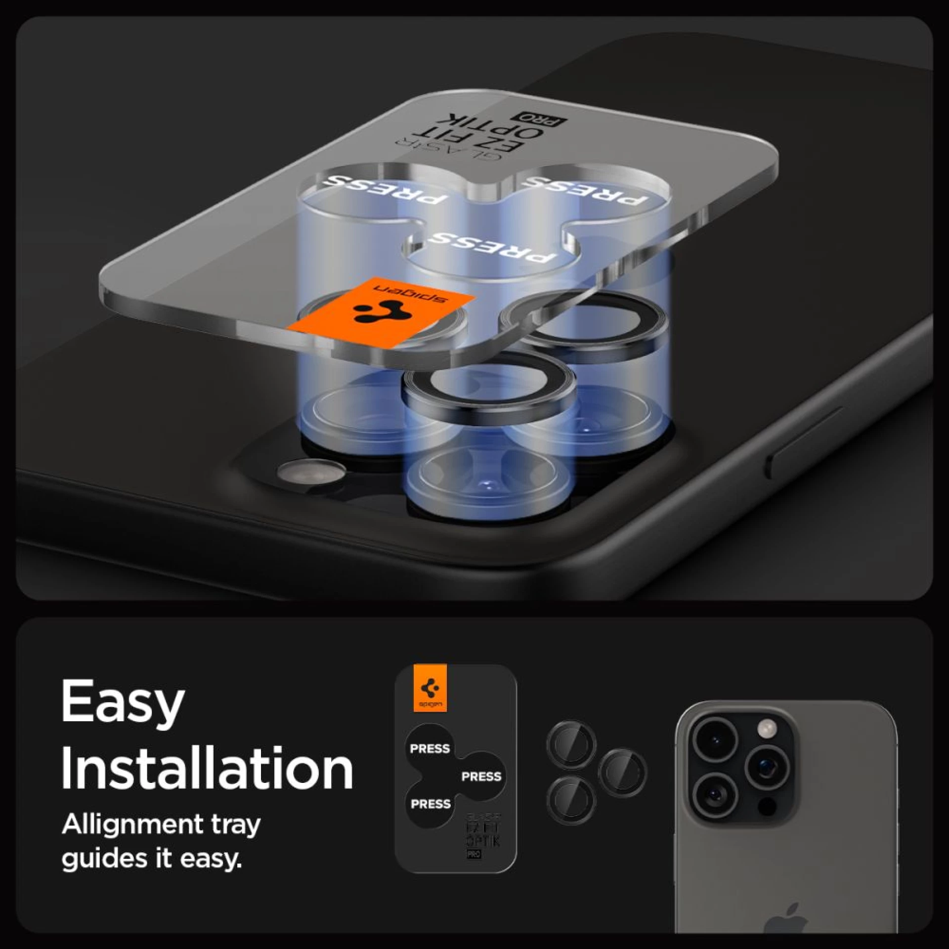 Zaštitno staklo za kameru Spigen EZ Fit Optik Camera 14 Pro-17 Pro/Pro Max 2pcs