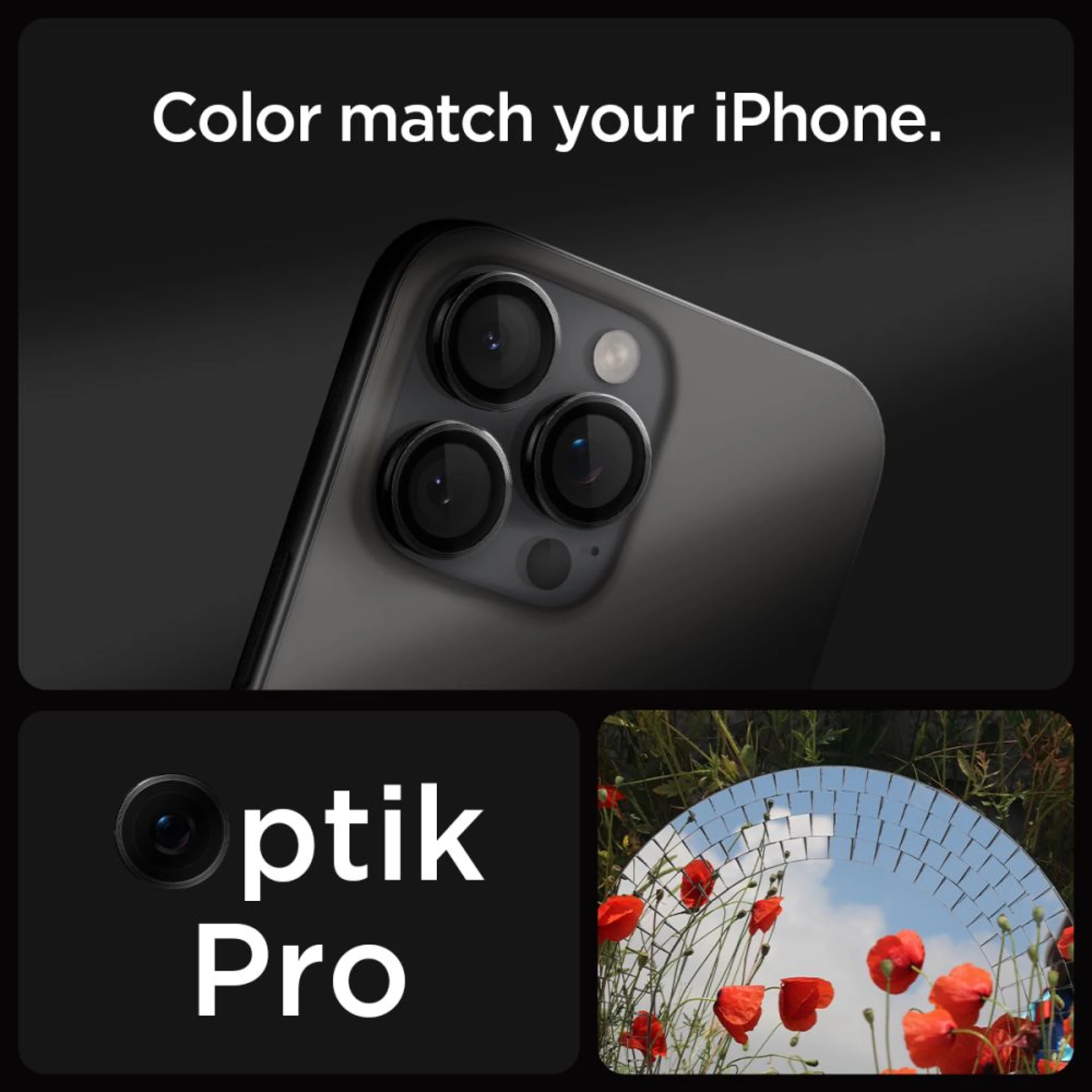 Zaštitno staklo za kameru Spigen EZ Fit Optik Camera 14 Pro-17 Pro/Pro Max 2pcs